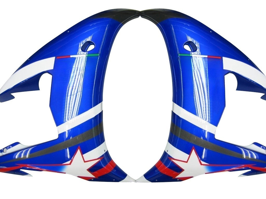 Amotopart 2005 Yamaha R6 Fairing Multi Blue Color Kit