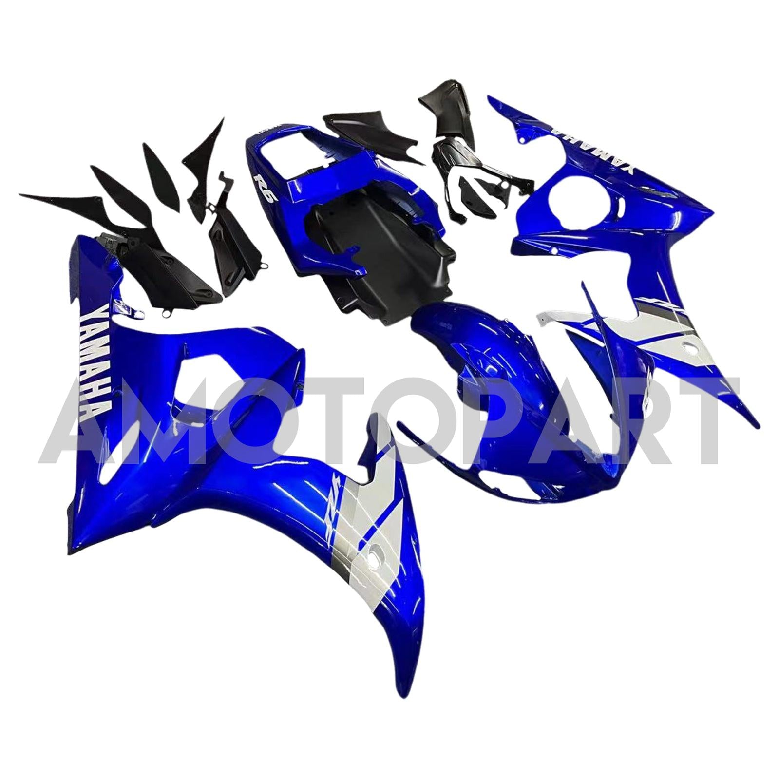 Kit carenatura multi blu Amotopart 2005 Yamaha R6