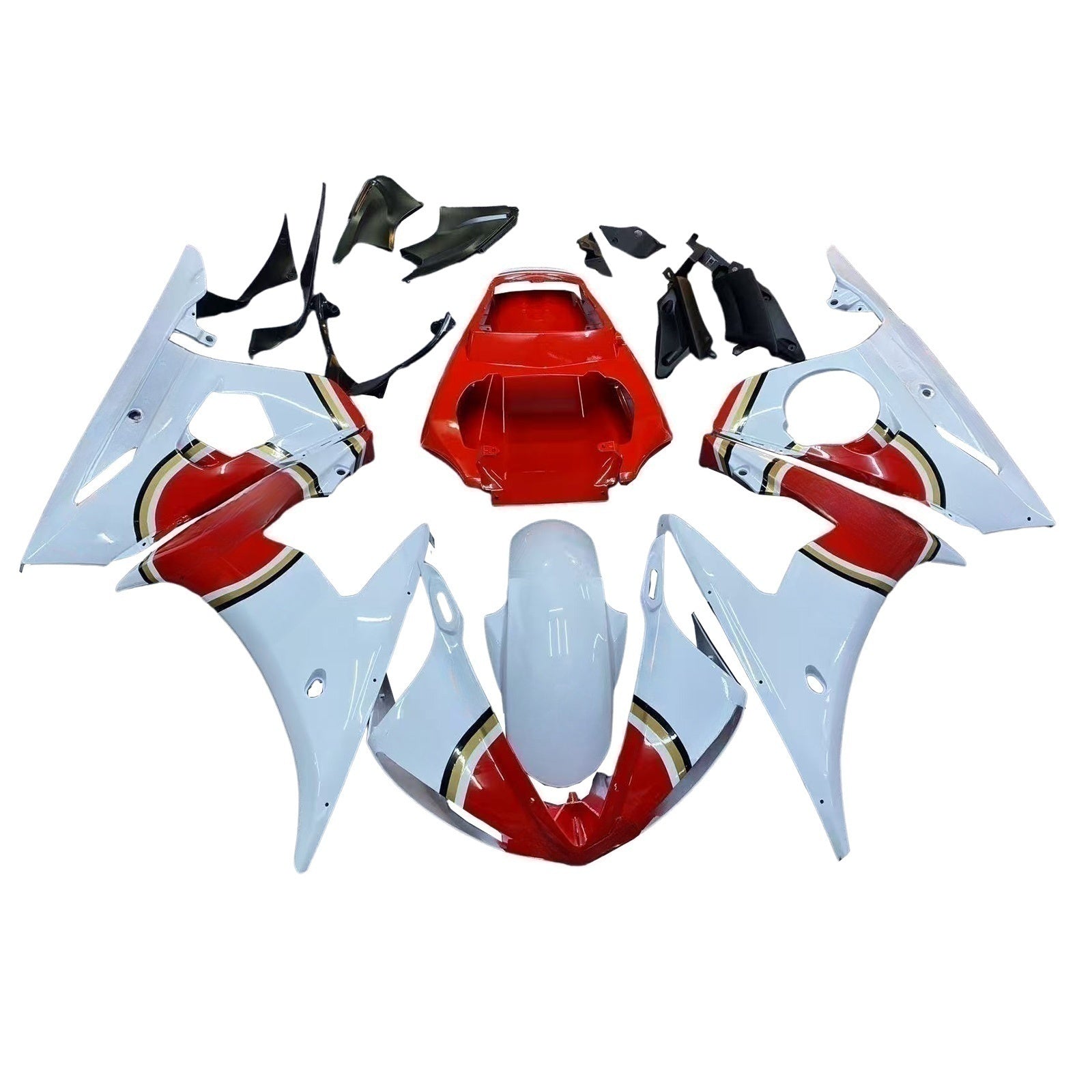 Amotopart 2005 Yamaha R6 kuip meerkleurige Lucky Star-set