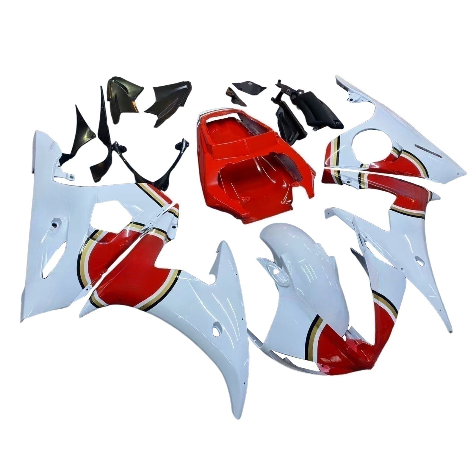 Amotopart 2005 Yamaha R6 kuip meerkleurige Lucky Star-set