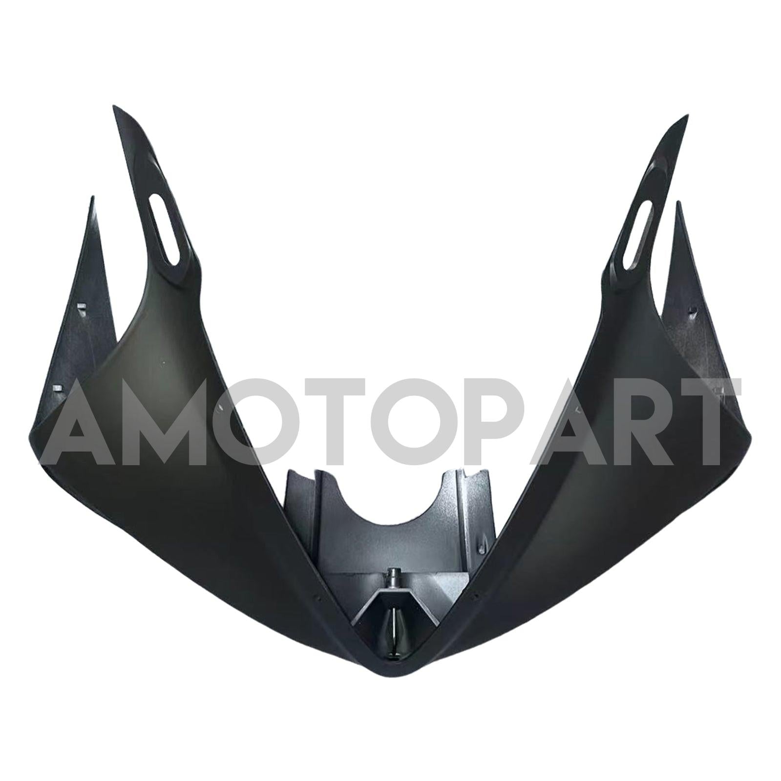Amotopart 2005 Yamaha YZF-R6 Matte Black with Red Logo Fairing Kit