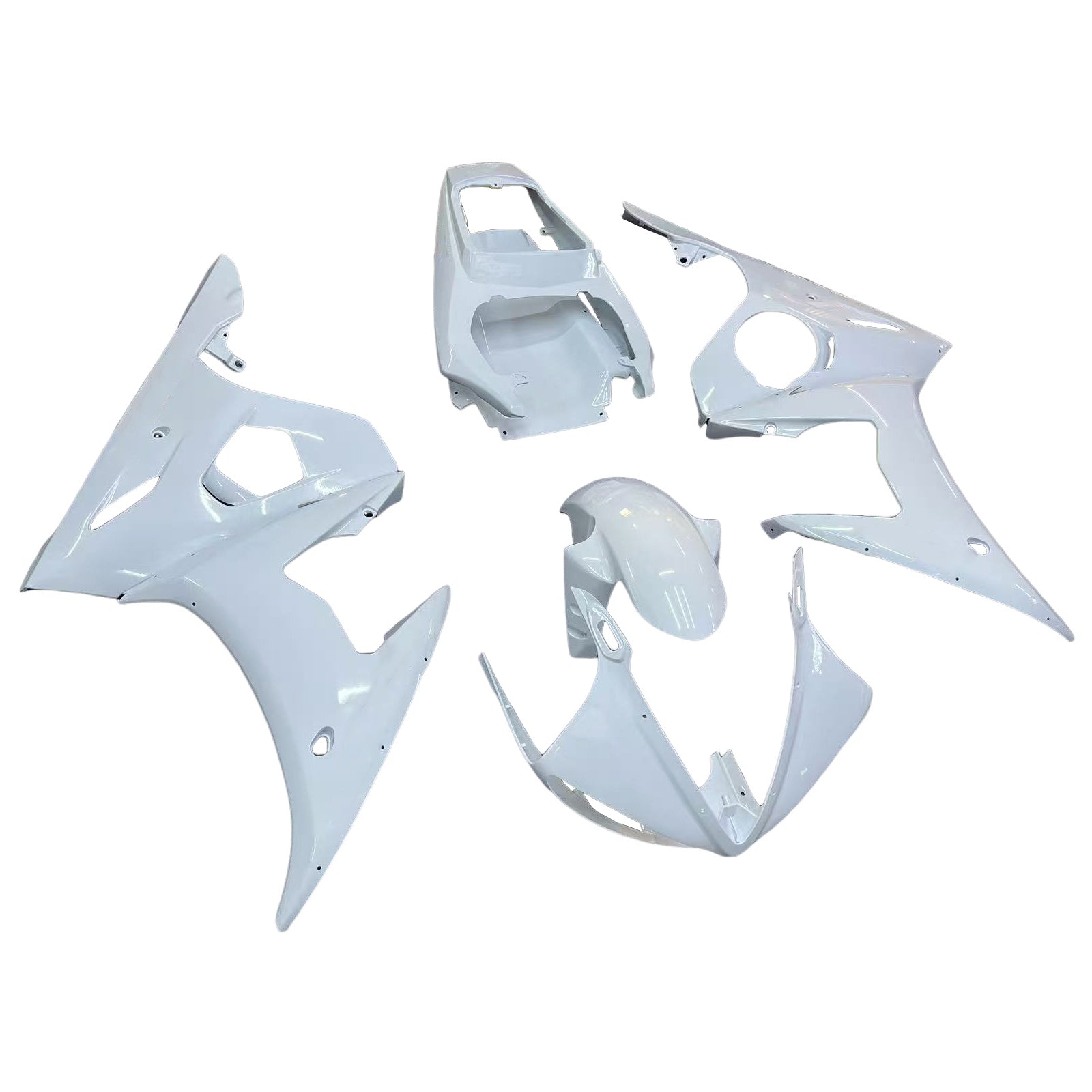 Einspritzverkleidungssatz Karosserie Kunststoff ABS passend für Yamaha YZF 600 R6 2005