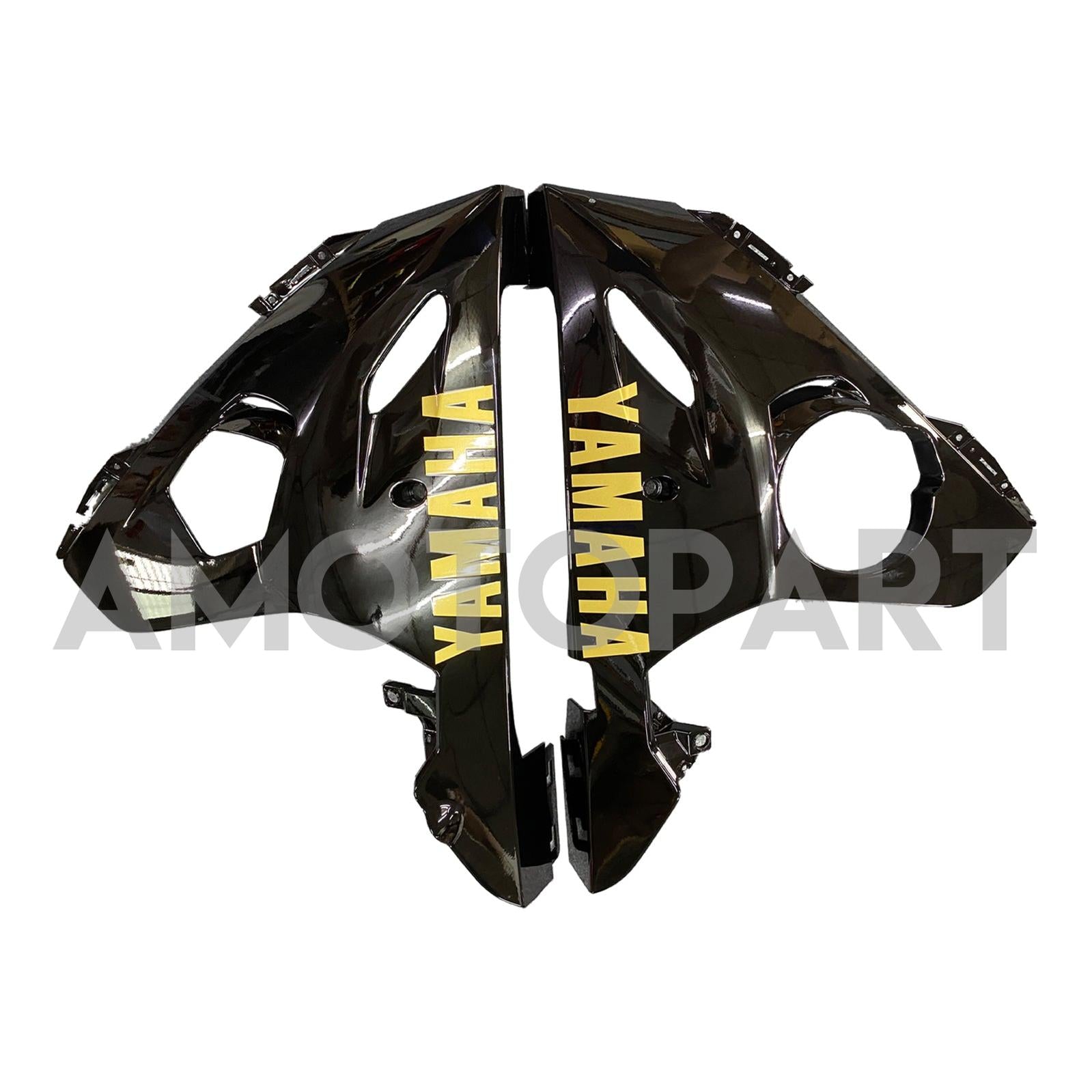 Amotopart Yamaha 2005 YZF 600 R6 Black Fairing Kit