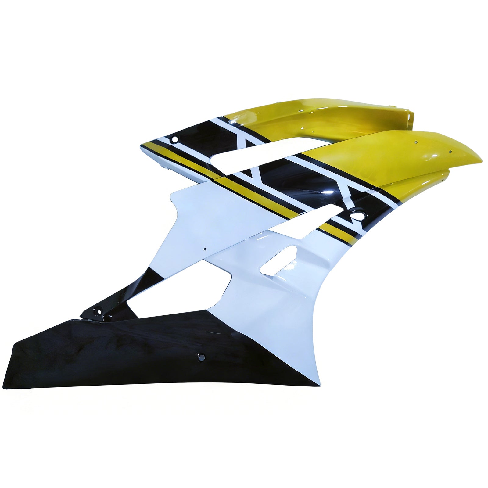 Amotopart Yamaha 2006-2007 YZF-R6 Yellow White Black Fairing Kit