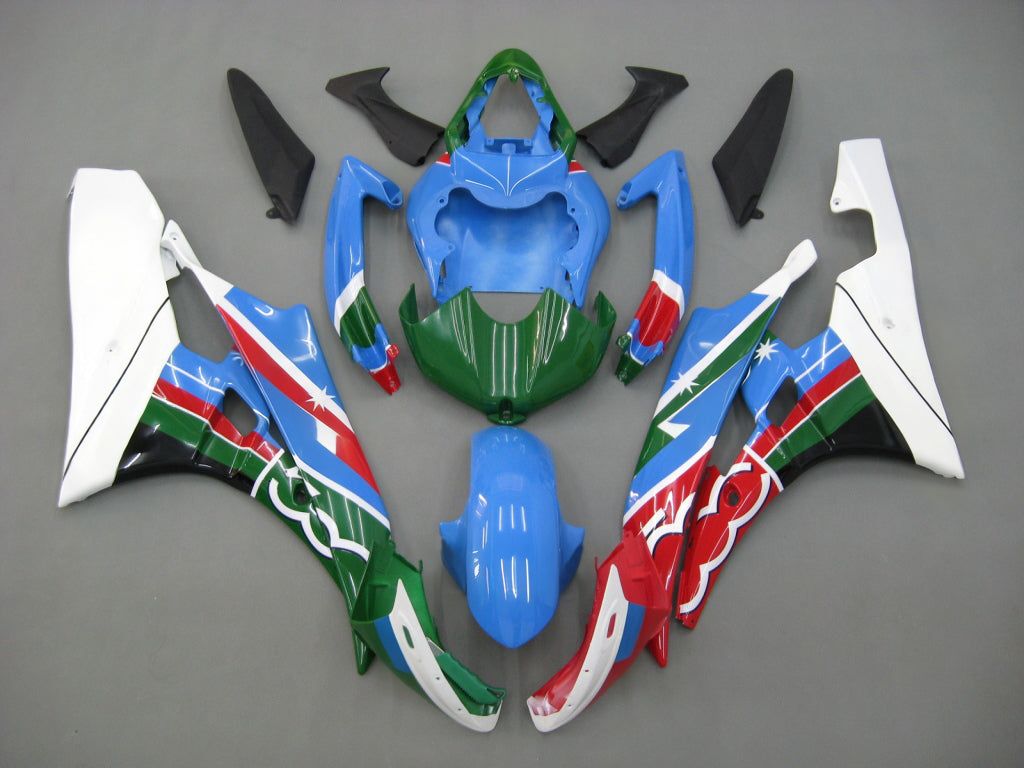 Amotopart Fairings Yamaha YZF-R6 2006-2007 Fairing Red Black Fairing Kit