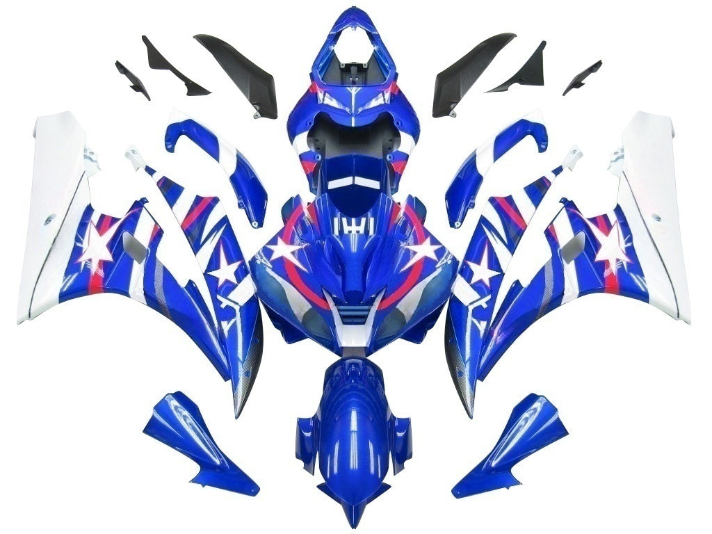 Amotopart Fairings Yamaha YZF-R6 2006-2007 Fairing Blue Star FIAT R6 Racing Fairing Kit