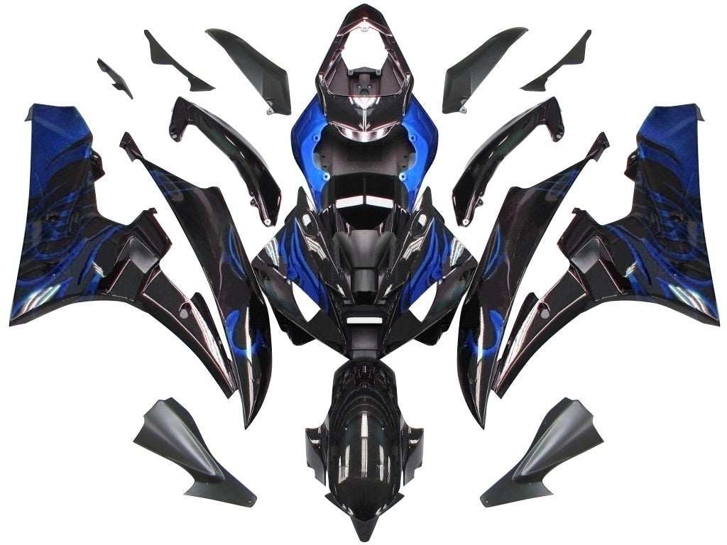Amotopart Fairings Yamaha YZF-R6 2006-2007 Fairing Black & Blue Fairing Kit