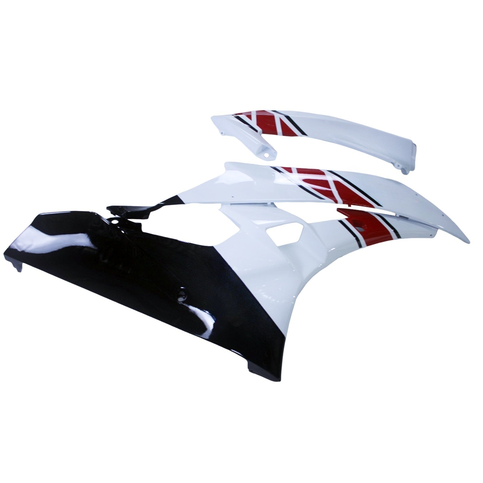 Amotopart フェアリング ヤマハ YZF-R6 2006-2007 フェアリング ホワイト レッド ブラック フェアリングキット