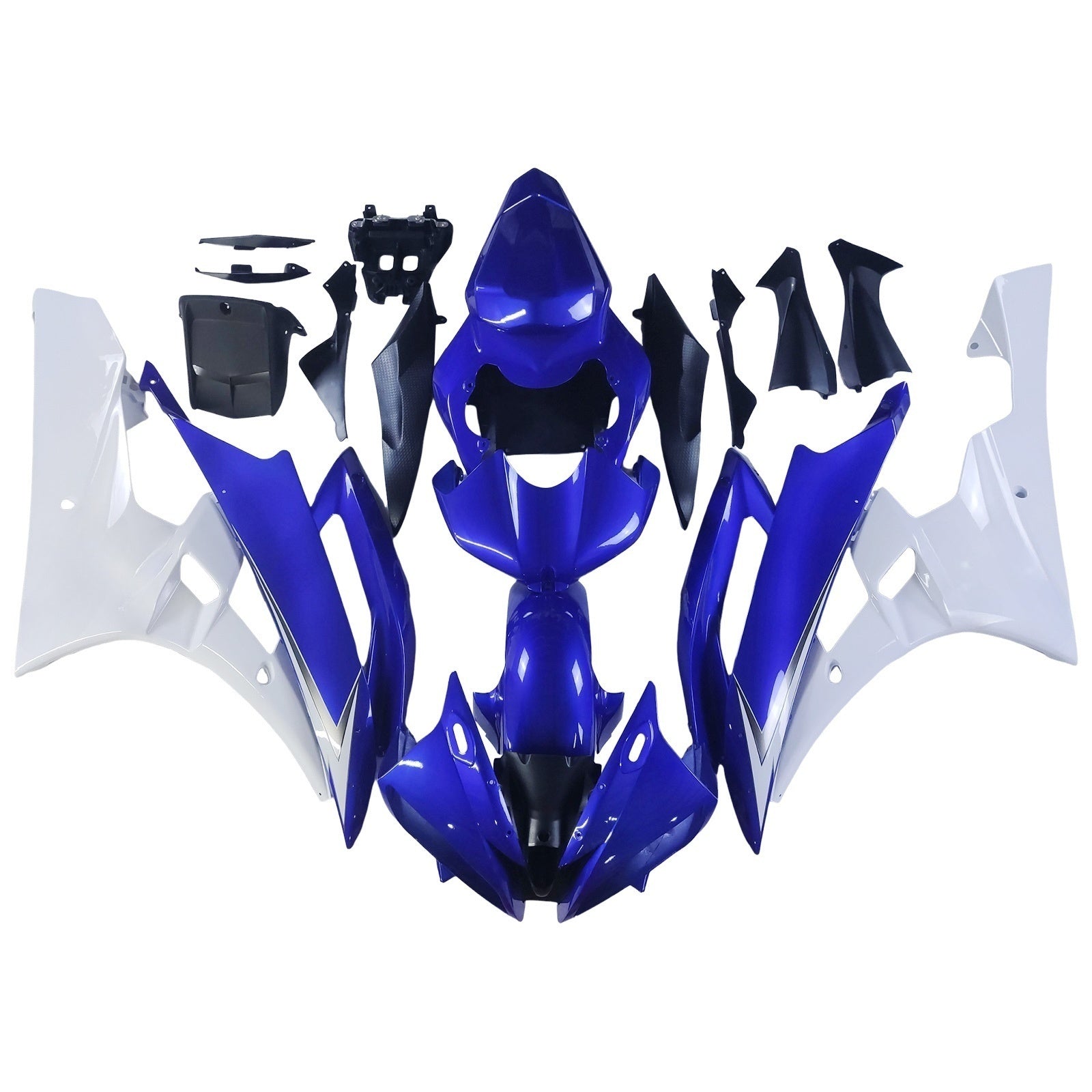 Amotopart Fairings Yamaha YZF-R6 2006-2007 Fairing Blue & White Fairing Kit