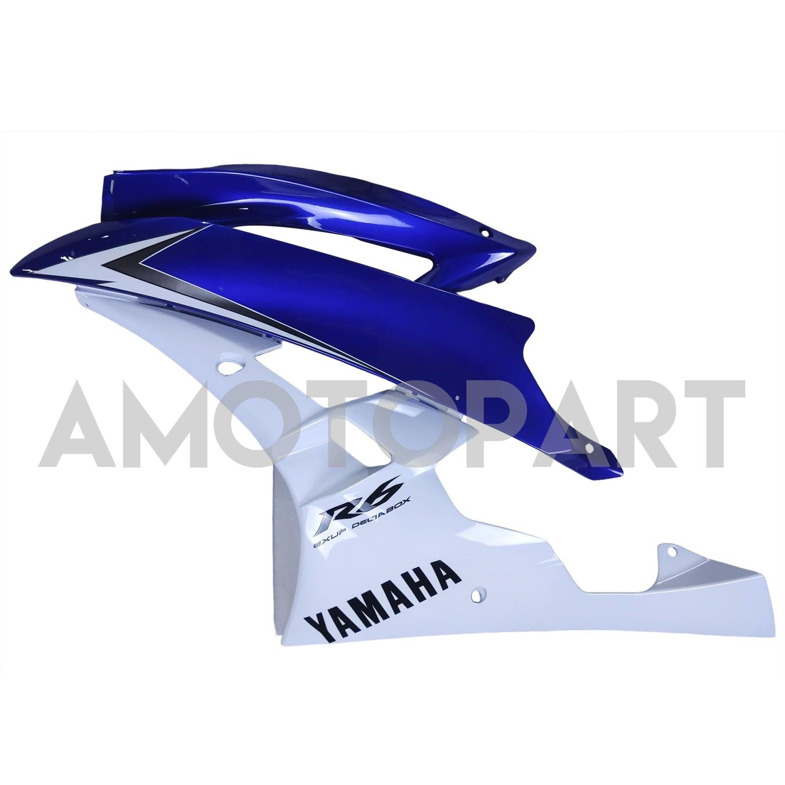 Amotopart Fairings Yamaha YZF-R6 2006-2007 Fairing Blue & White Fairing Kit