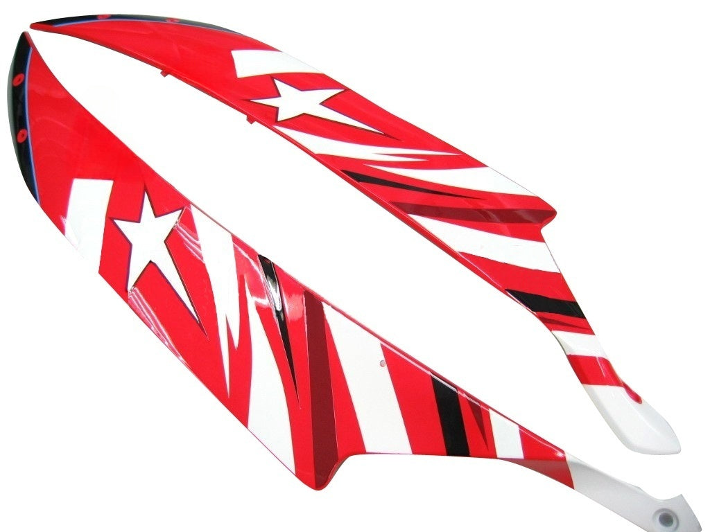 Amotopart Fairings Yamaha YZF-R6 2006-2007 Fairing Red White Star FIAT Fairing Kit