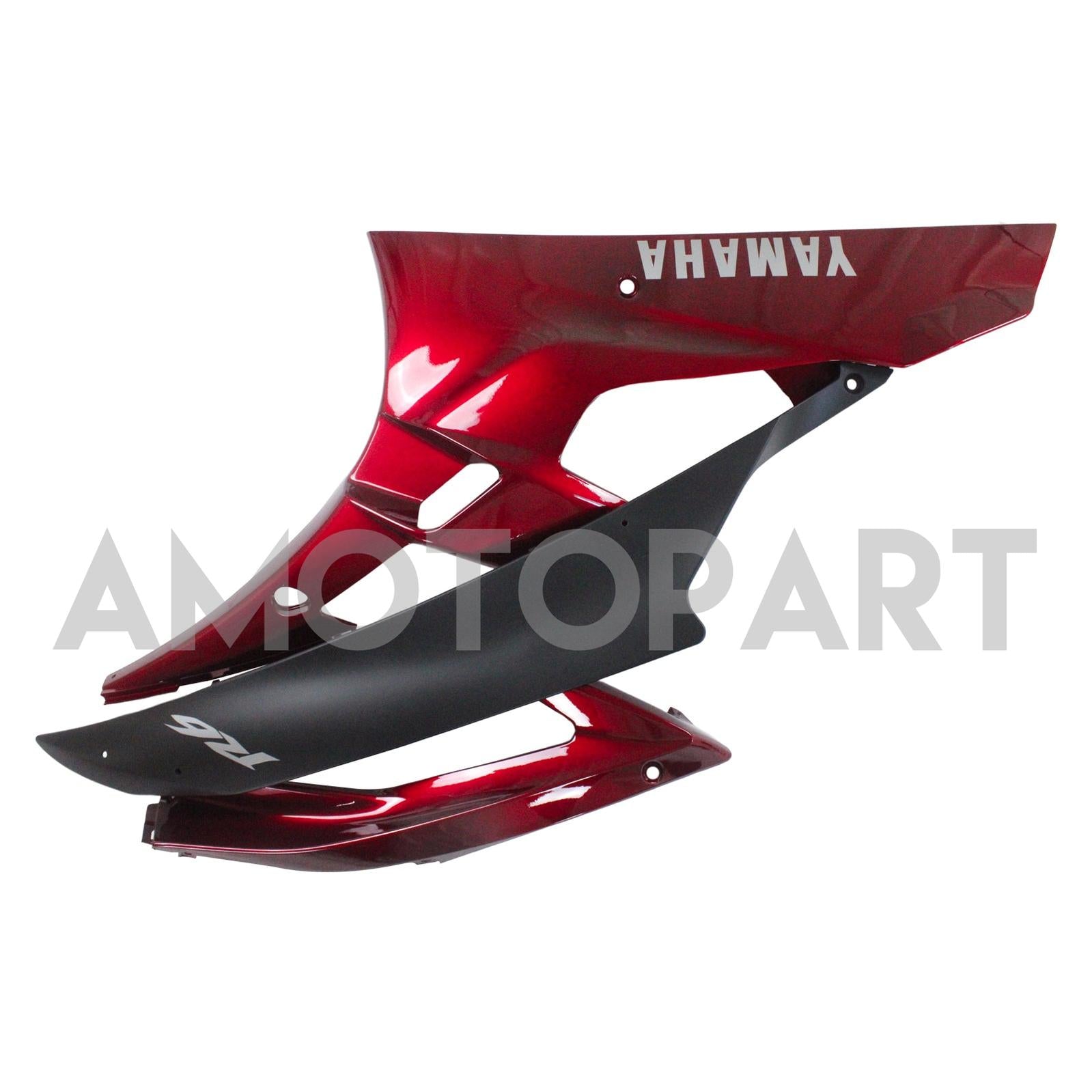 Amotopart Yamaha 2006-2007 YZF 600 R6 Red Black Fairing Kit