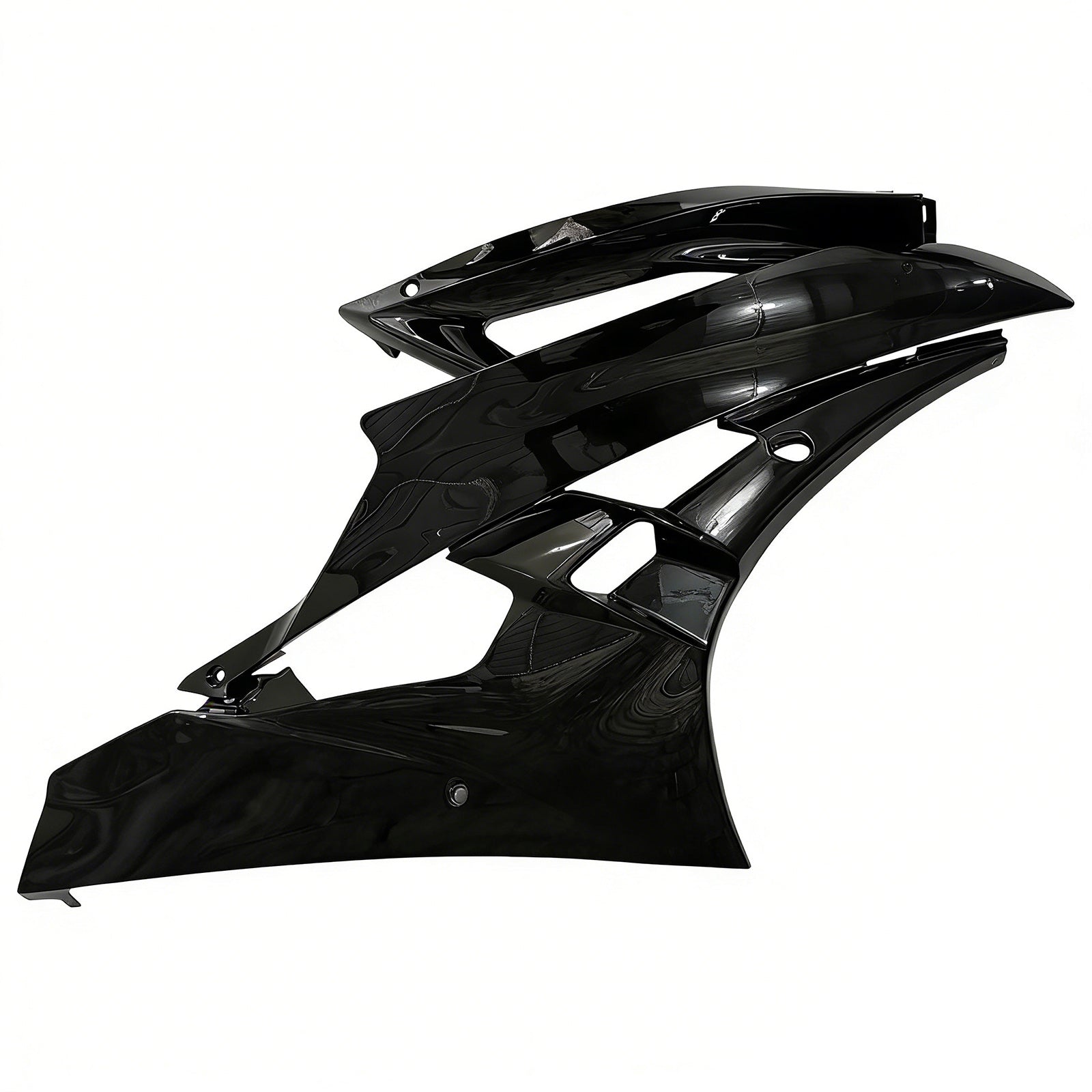 Amotopart ヤマハ 2006-2007 YZF 600 R6 ブラック イエロー フェアリングキット