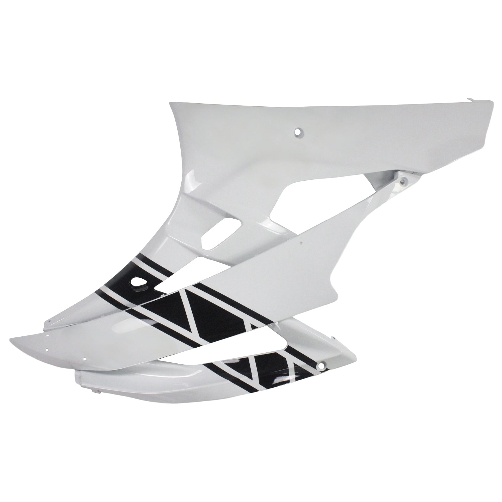 Amotopart Yamaha 2006-2007 YZF 600 R6 White Fairing Kit