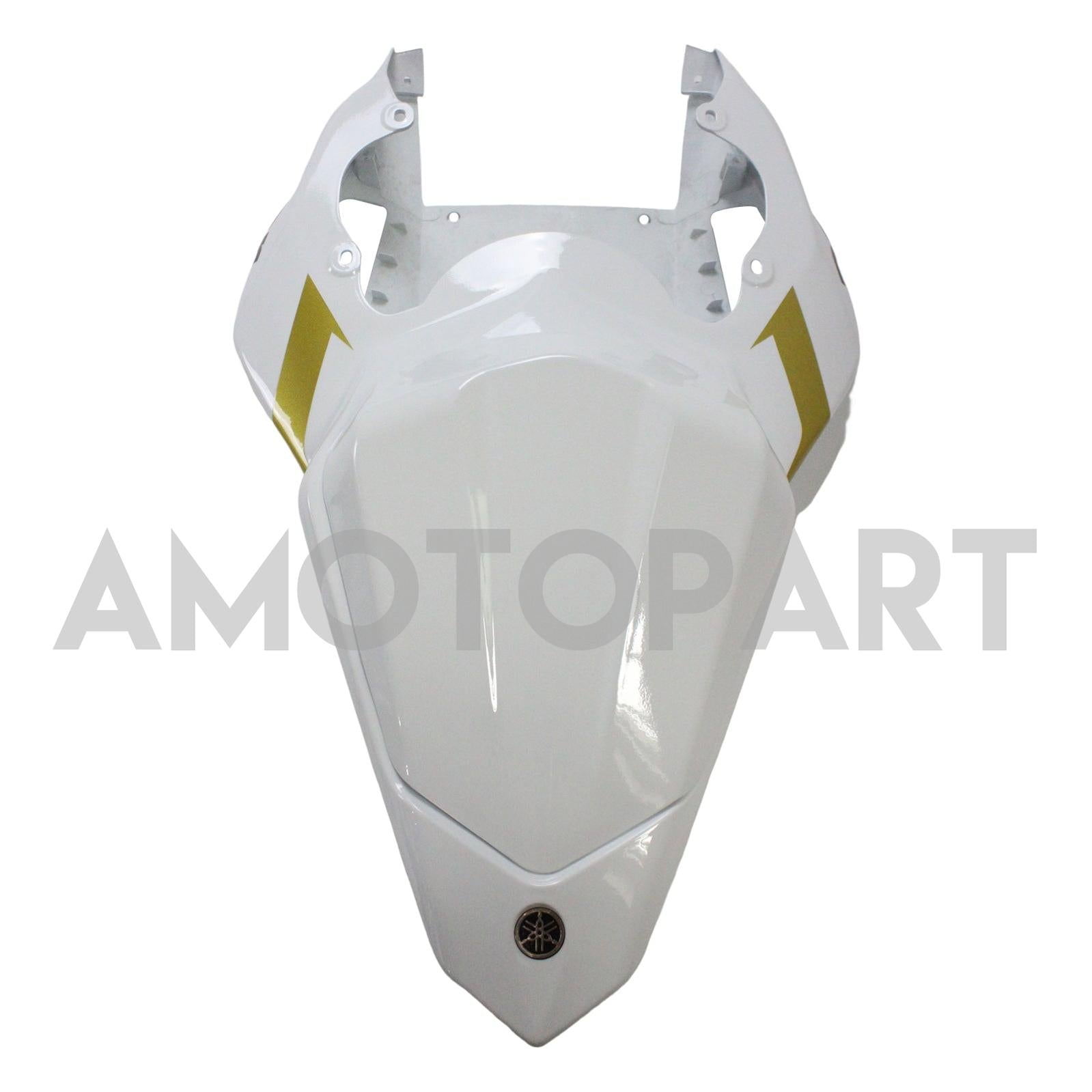 Amotopart Yamaha 2006-2007 YZF 600 R6 White Golden Fairing Kit