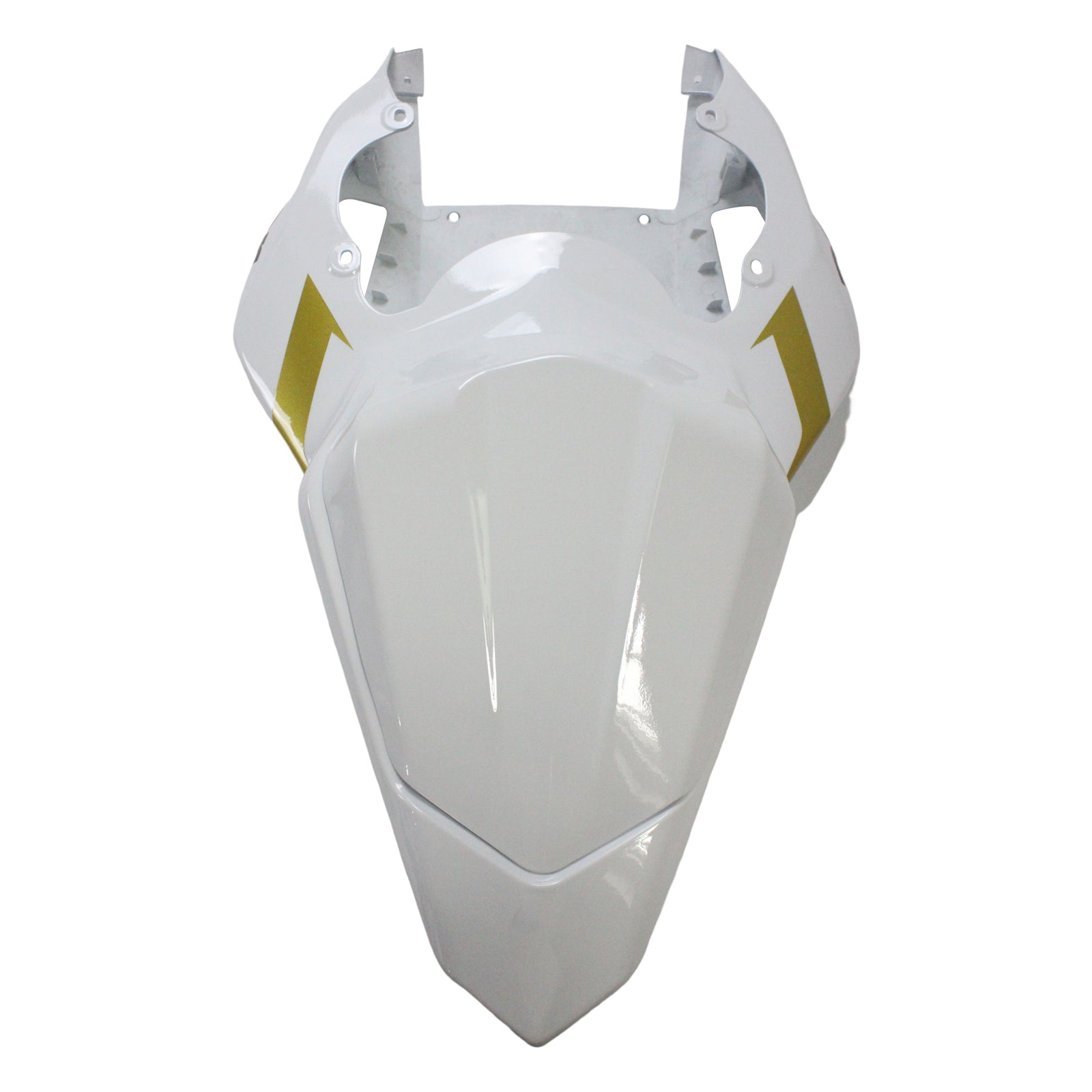 Amotopart Yamaha 2006-2007 YZF 600 R6 White Golden Fairing Kit