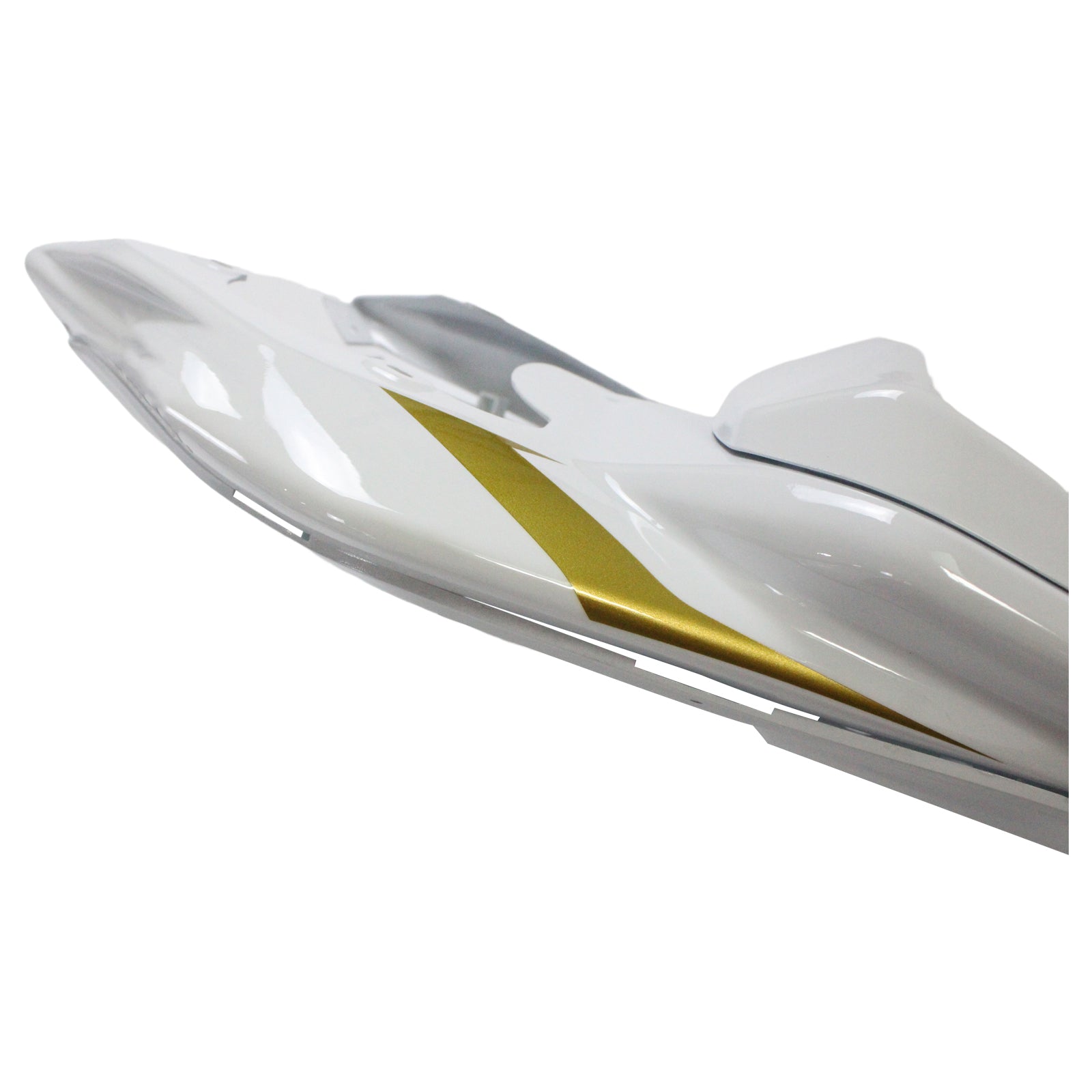 Amotopart Yamaha 2006-2007 YZF 600 R6 White Golden Fairing Kit