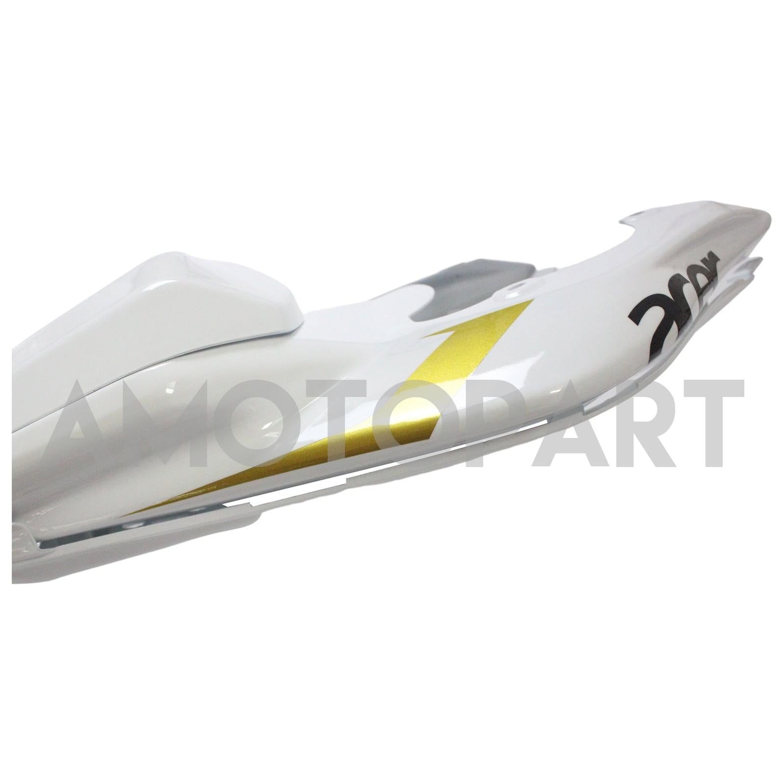Amotopart Yamaha 2006-2007 YZF 600 R6 White Golden Fairing Kit