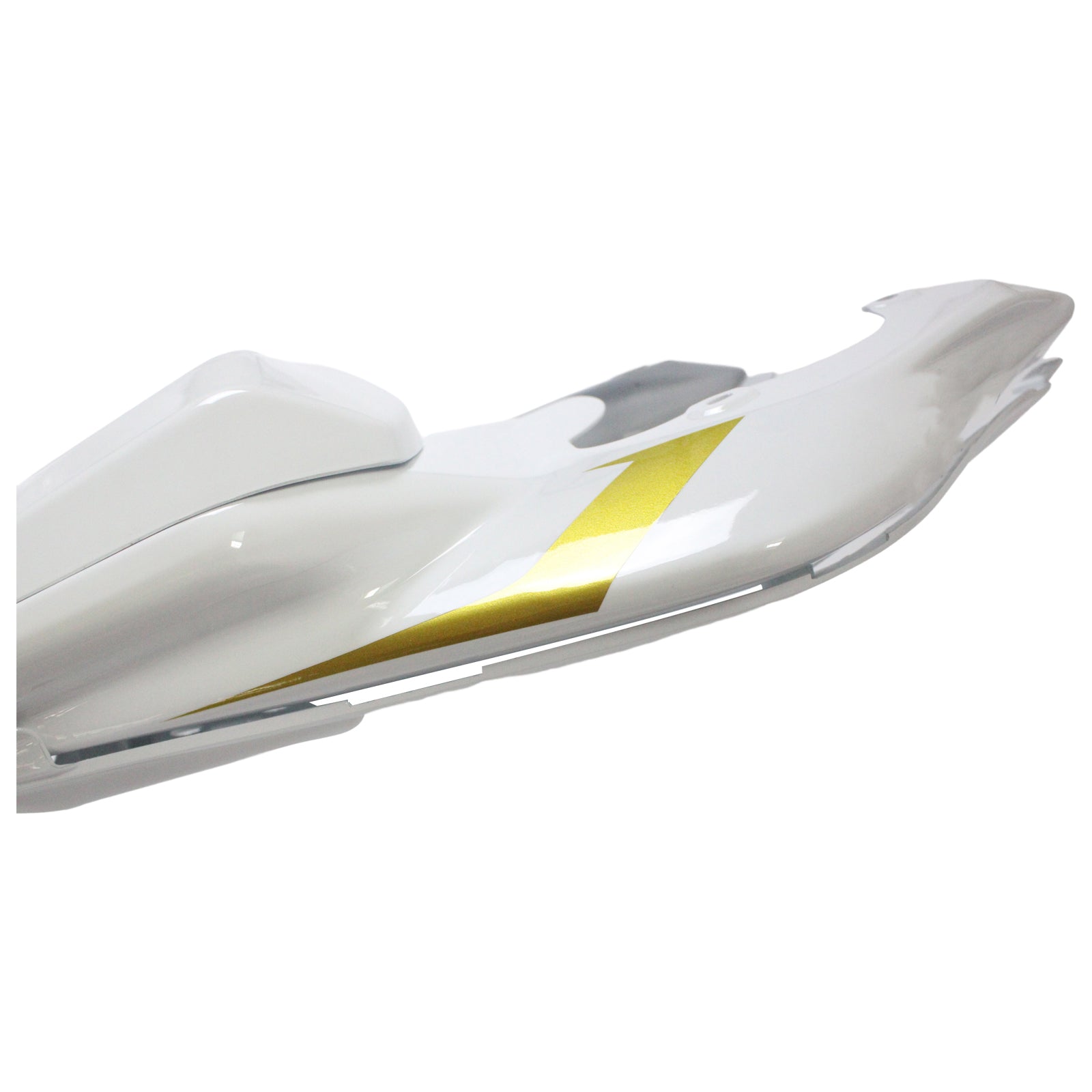 Amotopart Yamaha 2006-2007 YZF 600 R6 White Golden Fairing Kit