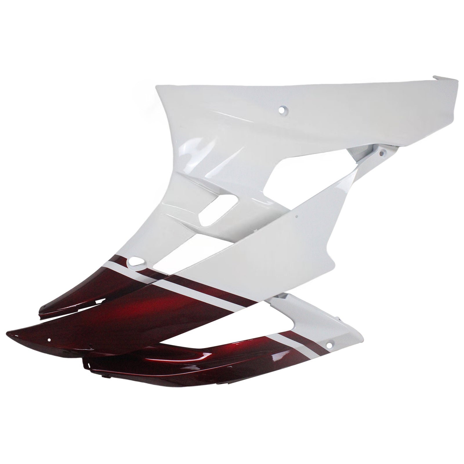 Amotopart 2006-2007 ヤマハ YZF 600 R6 レッド&ホワイト フェアリングキット