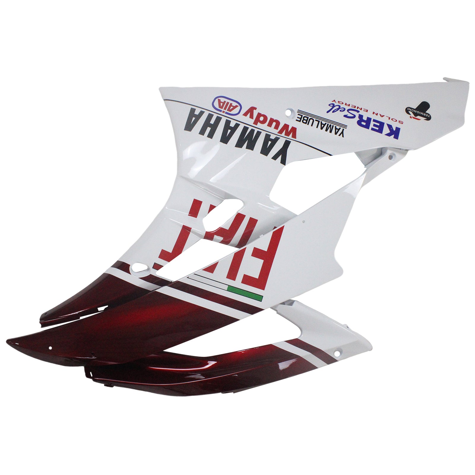 Amotopart 2006-2007 Yamaha Yzf 600 R6 Kit de Fairing Red & White