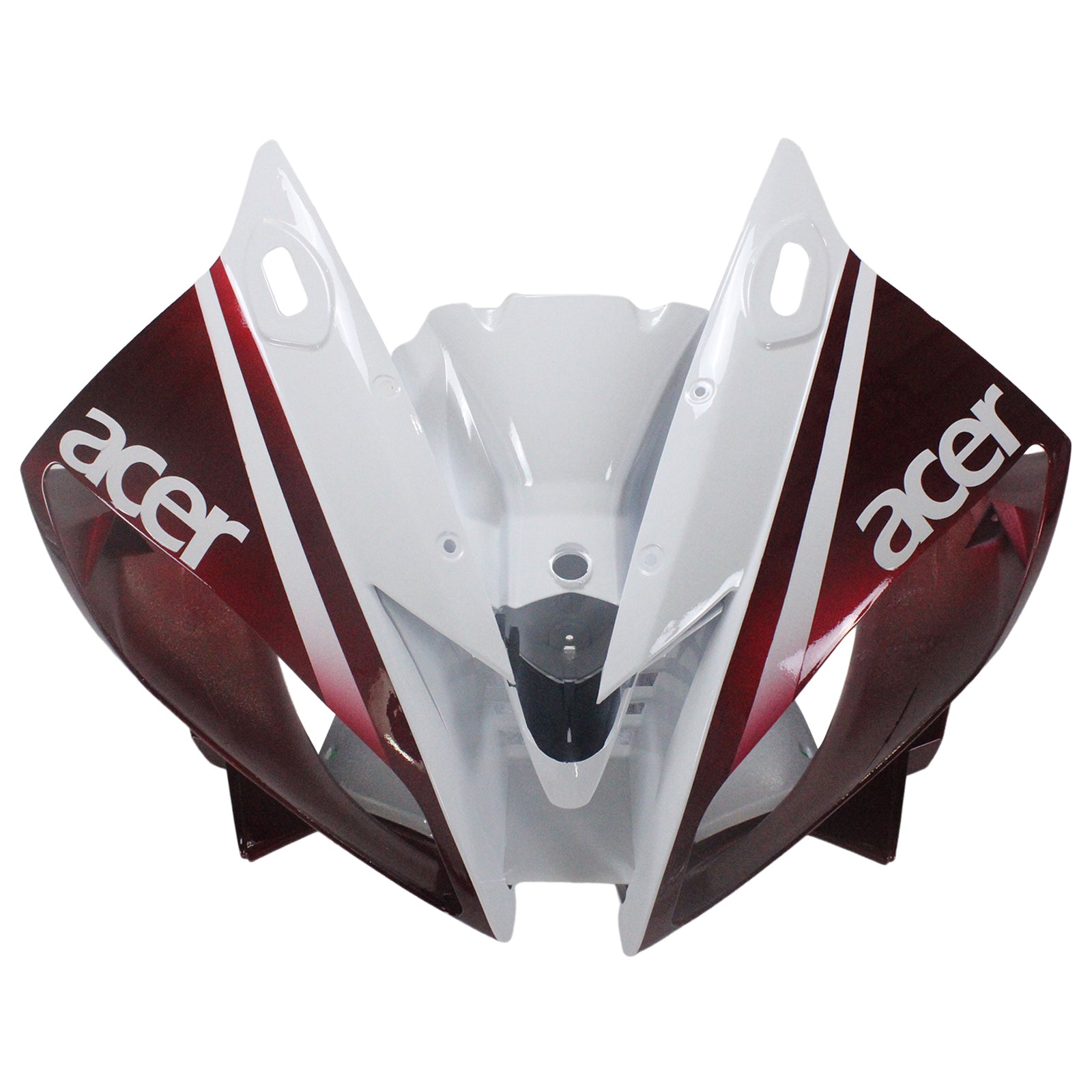Amotopart 2006-2007 Yamaha Yzf 600 R6 Kit de Fairing Red & White