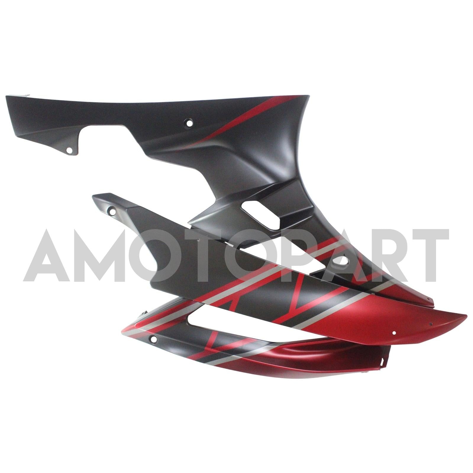 Amotopart 2006-2007 YZF 600 R6 Yamaha Red&Black Fairing Kit