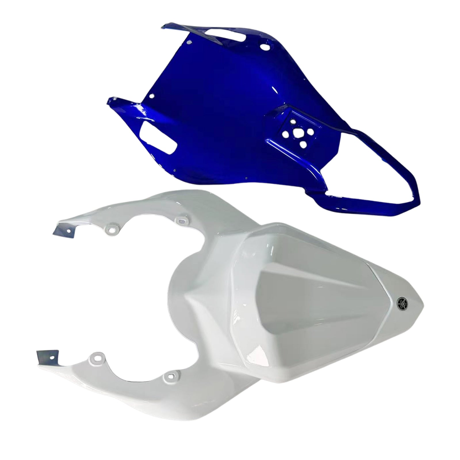 Amotopart Yamaha 2006-2007 YZF 600 R6 White Blue Fairing Kit