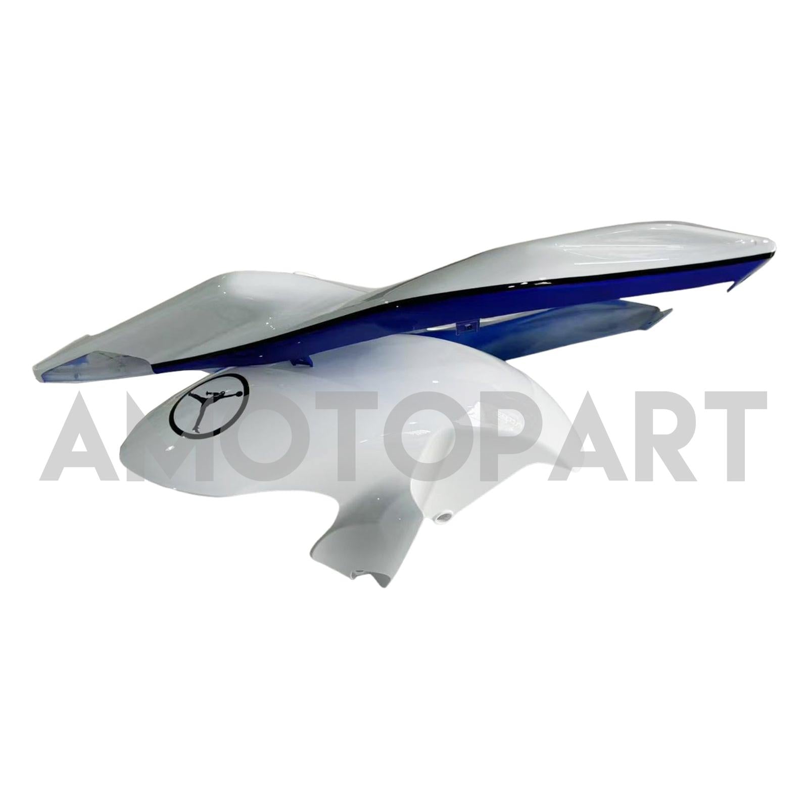 Amotopart Yamaha 2006-2007 YZF 600 R6 White Blue Fairing Kit