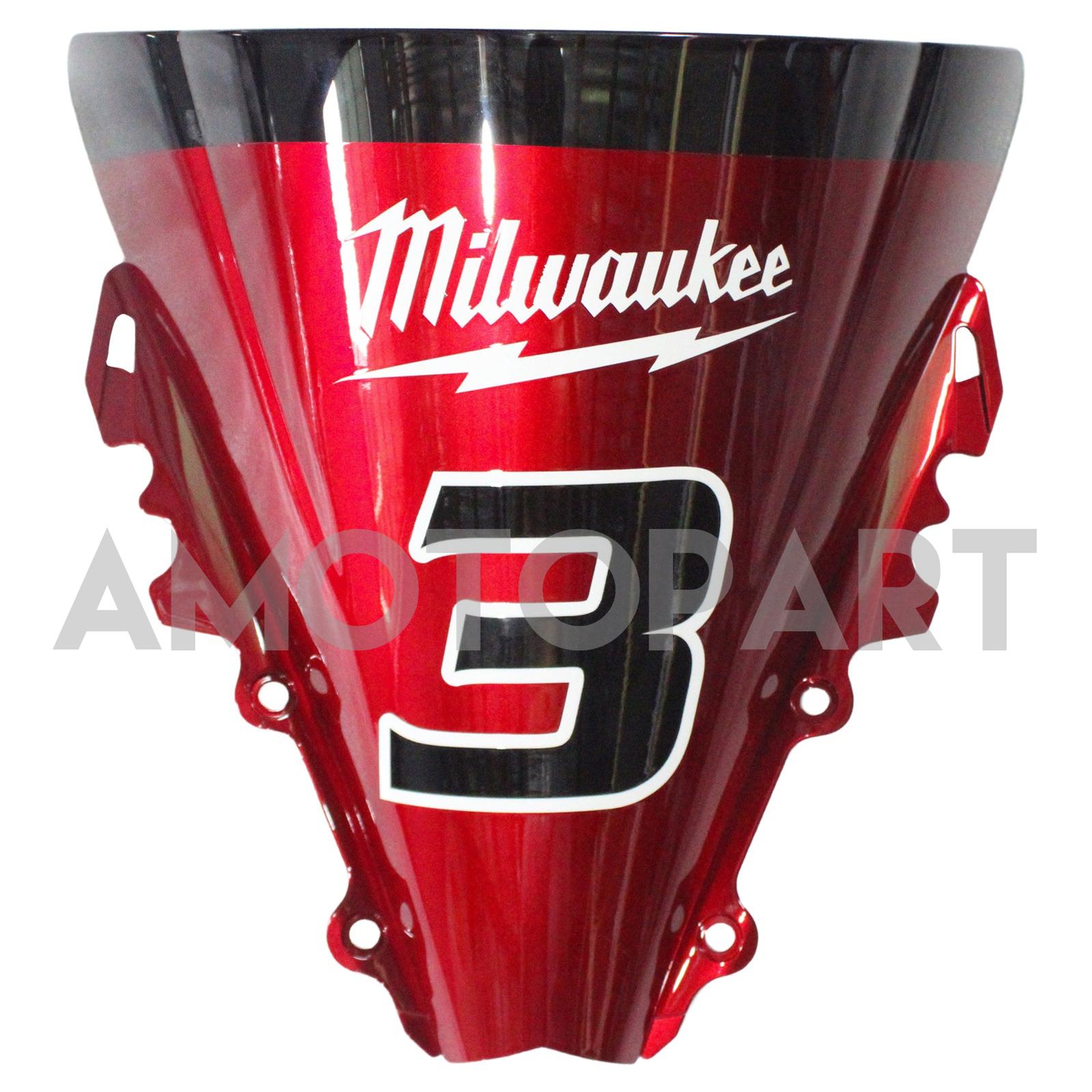 Injektionssats Kit Bodywork Plastic Abs Fit för Yamaha YZF 600 R6 2006-2007