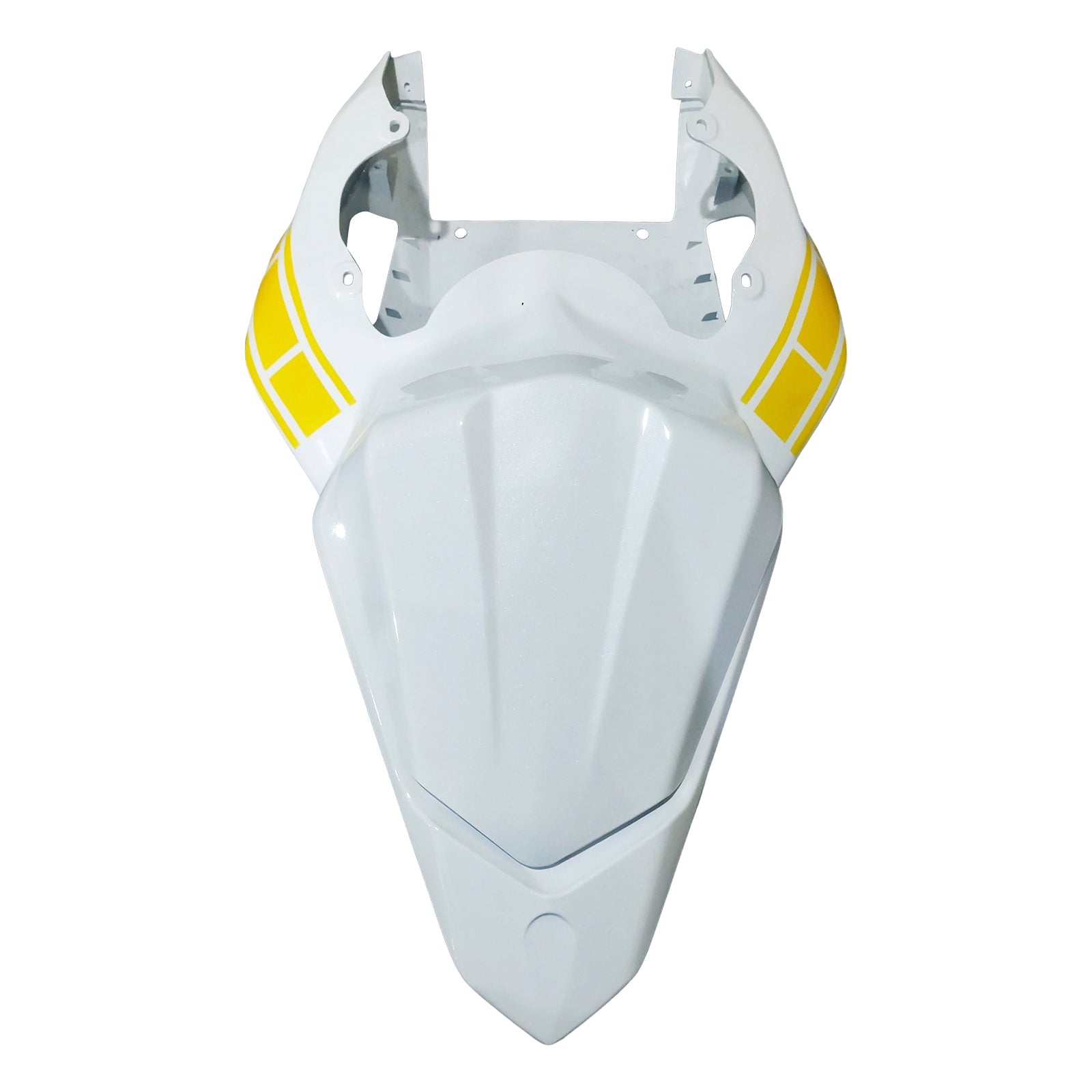 Amotopart Yamaha 2006-2007 YZF 600 R6 White Yellow Fairing Kit