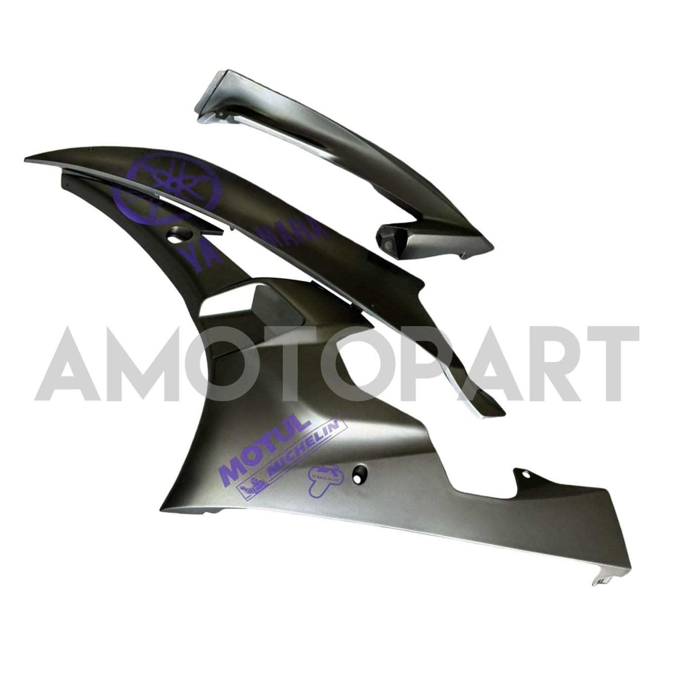 Amotopart ヤマハ 2006-2007 YZF 600 R6 スライバー パープル フェアリング キット