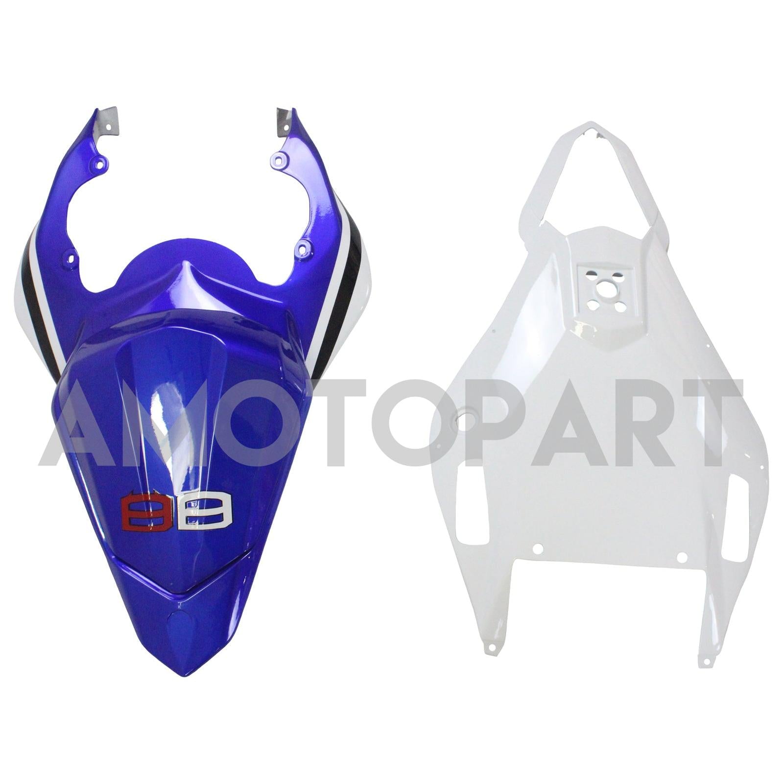 Amotopart Yamaha YZF 600 R6 2006-2007 Blue&White Fairing Kit