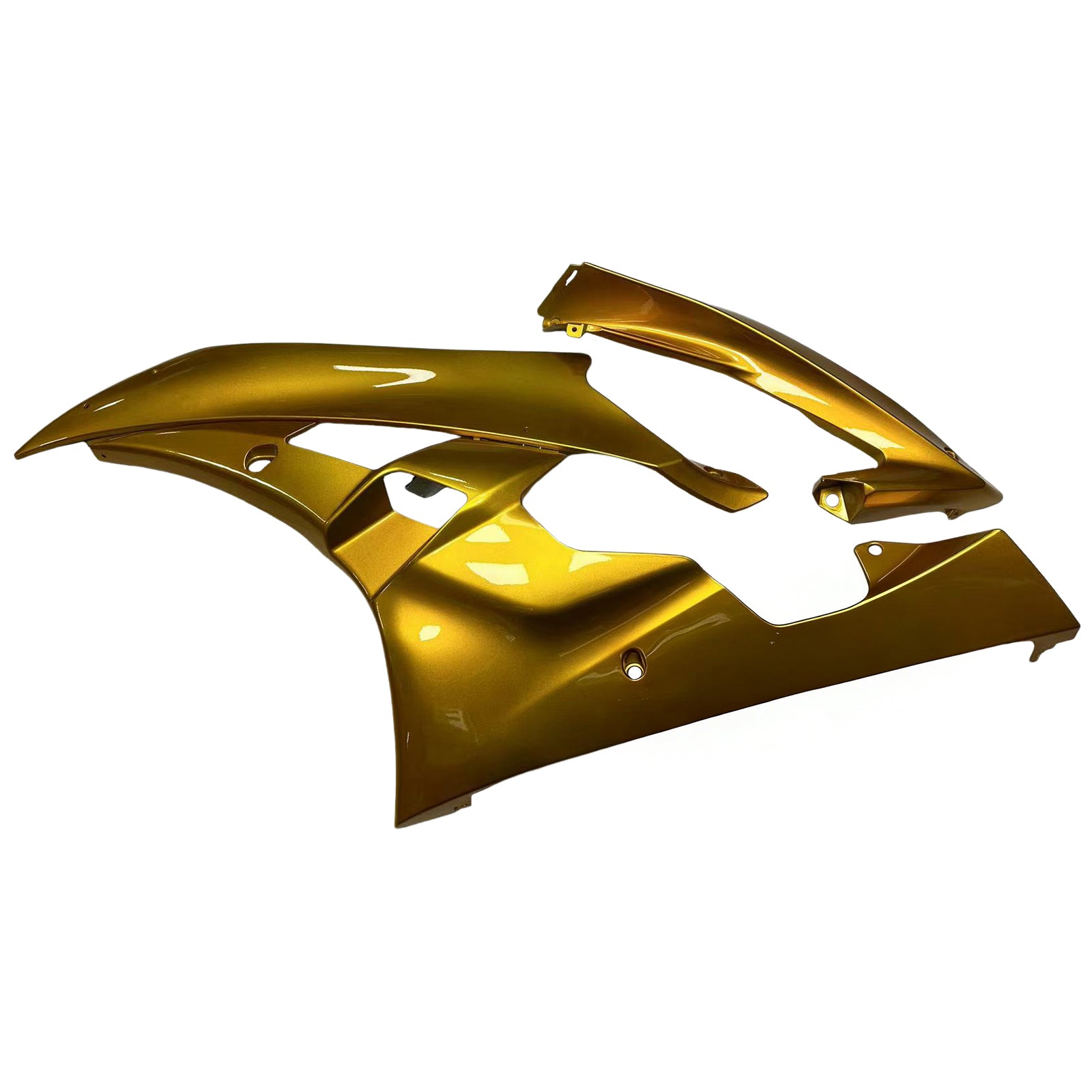 Amotopart Yamaha YZF 600 R6 2006-2007 Gloss Gold Fairing Kit
