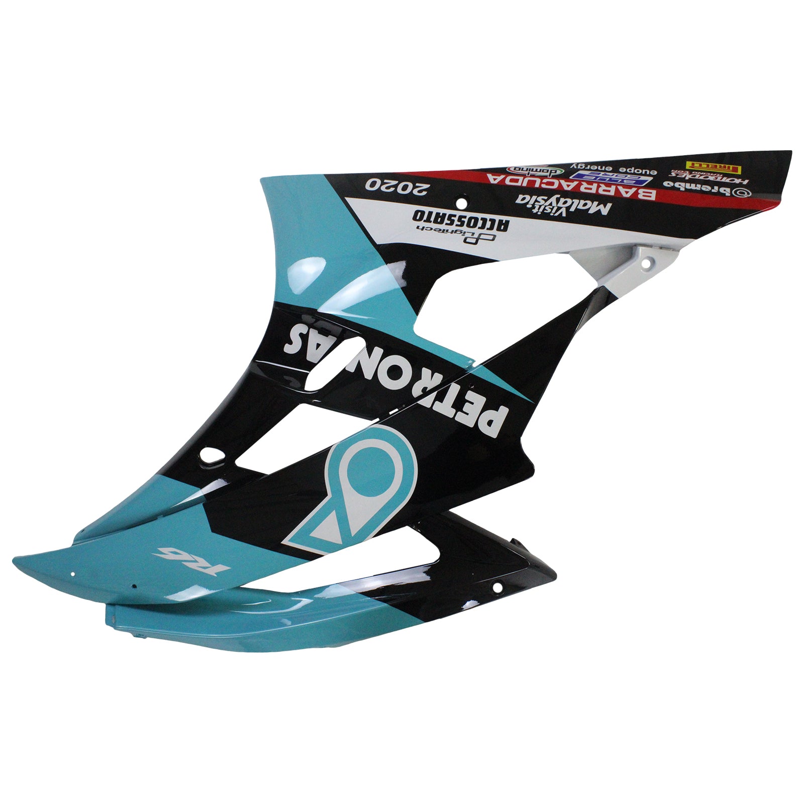 Amotopart ヤマハ YZF 600 R6 2006-2007 ブルー & ブラック パトロナス フェアリングキット