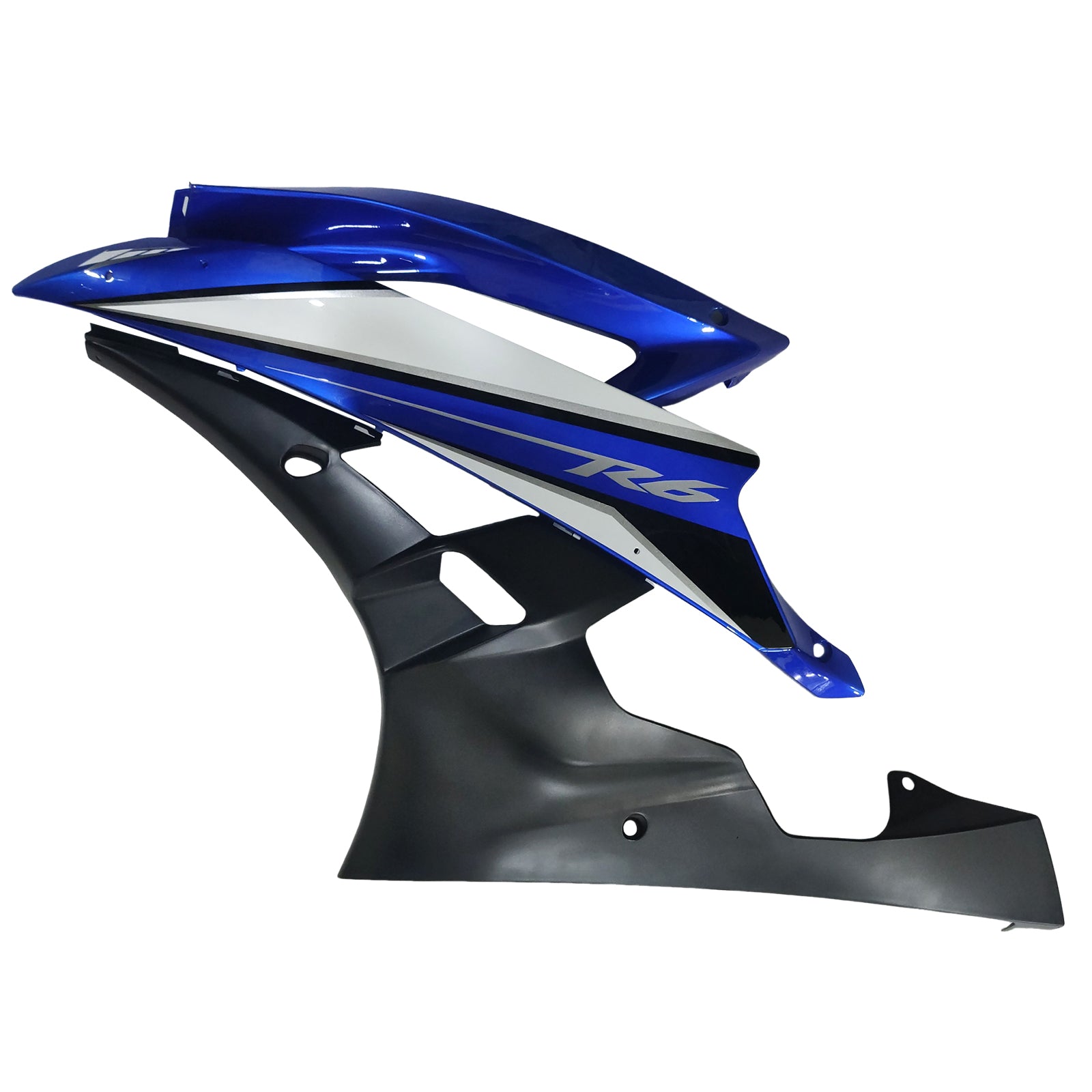 Amotopart Kit carena Blu&Nero Yamaha YZF 600 R6 2006-2007