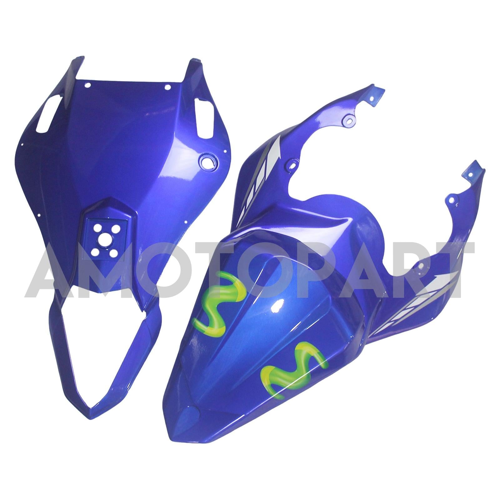 Amotopart 2006-2007 Yamaha YZF 600 R6 Black&Blue Fairing Kit