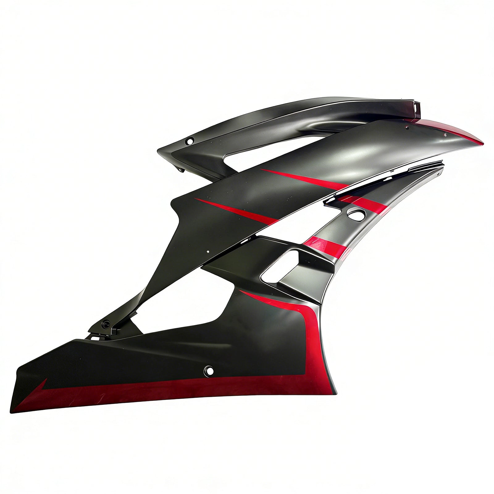 Amotopart 2006-2007 Yamaha YZF 600 R6 Matte Black&Red Fairing Kit