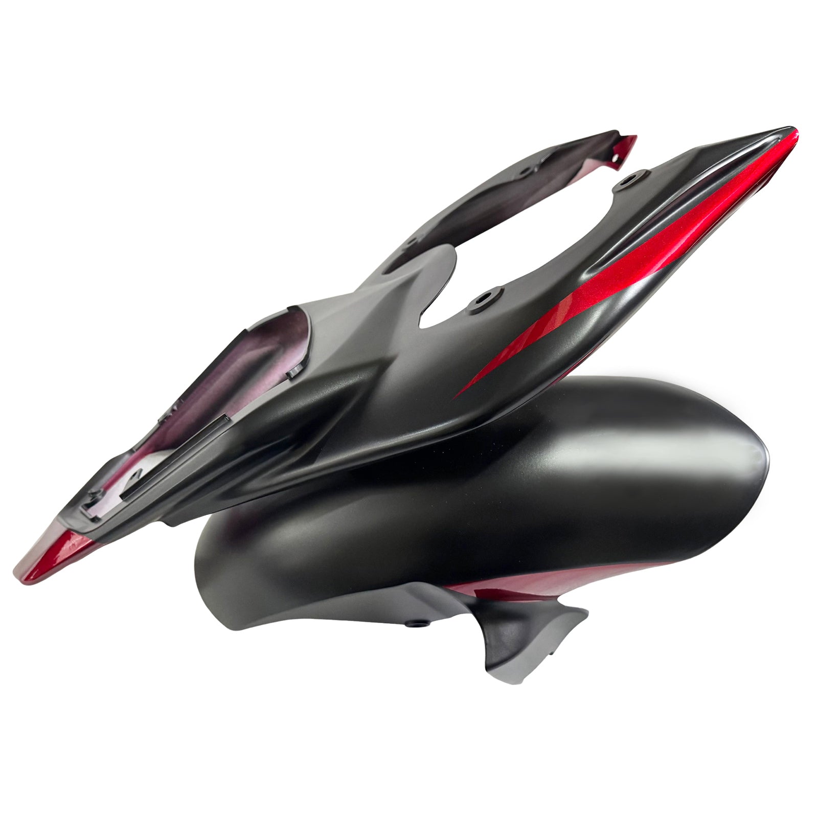 Amotopart 2006-2007 Yamaha YZF 600 R6 Matte Black&Red Fairing Kit
