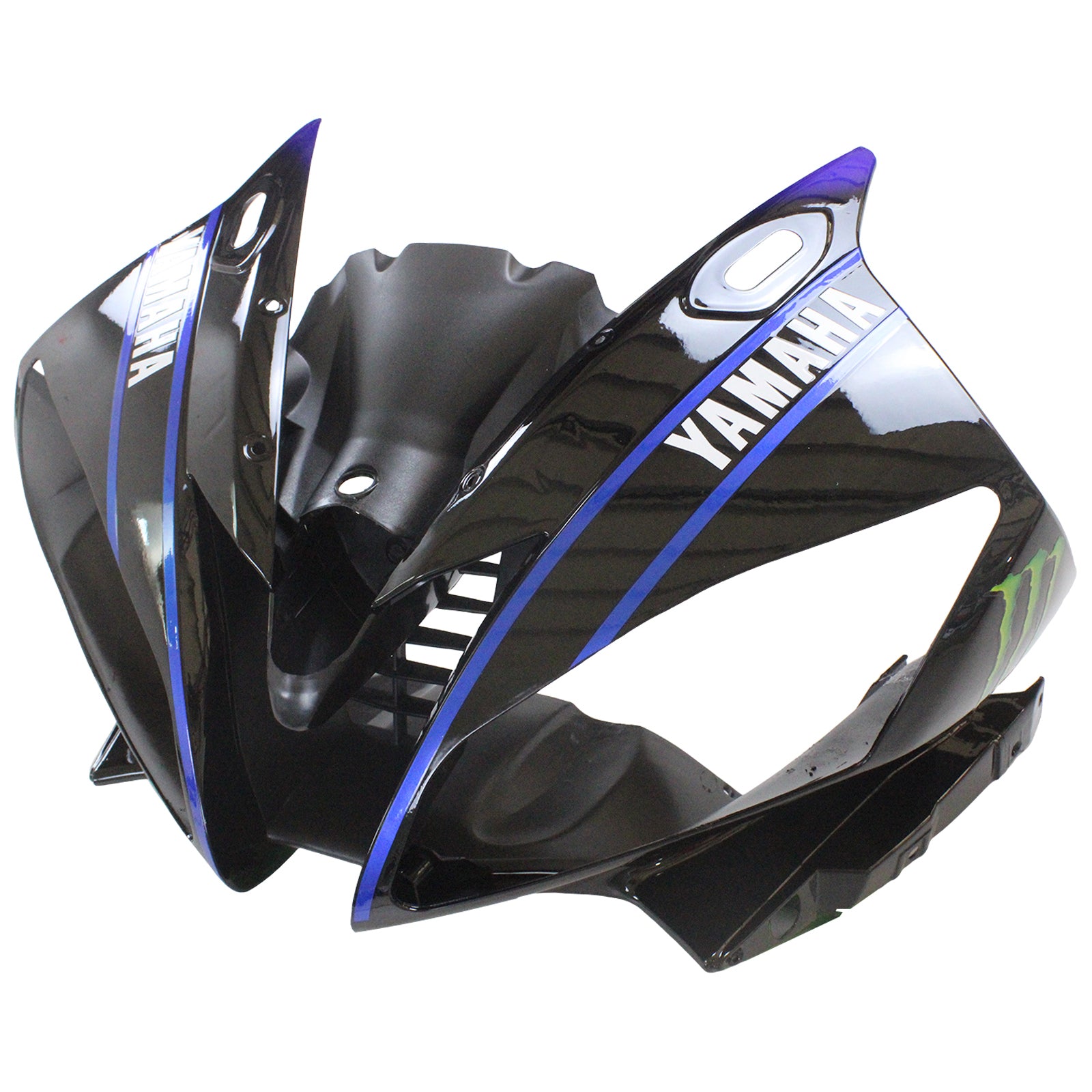 Amotopart 2006-2007 Yamaha YZF 600 R6 Blue & Black Monster Fairing Kit