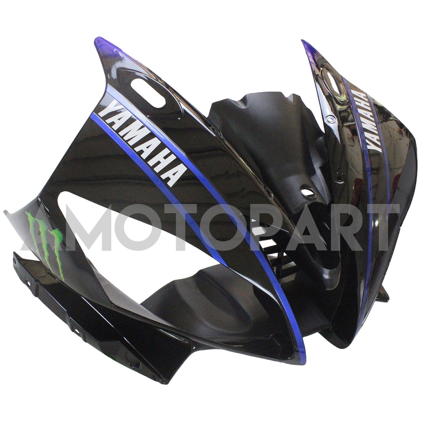 Amotopart 2006-2007 Yamaha YZF 600 R6 Blue&Black Monster Fairing Kit