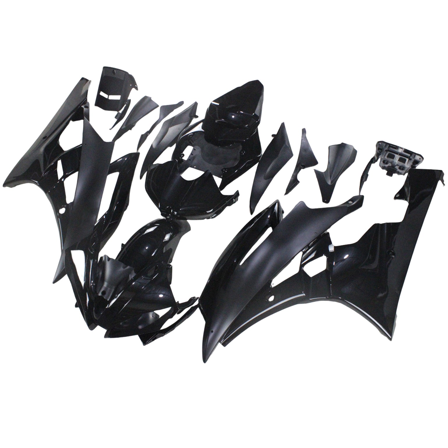 Amotopart 2006-2007 Yamaha Yzf 600 R6 Matte Black Fairing Kit