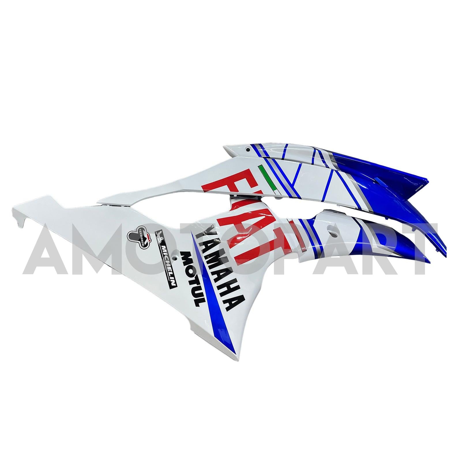 Amotopart 2008-2016 Yamaha Yzf 600 R6 Black Petronas Style1 Kit de carénage