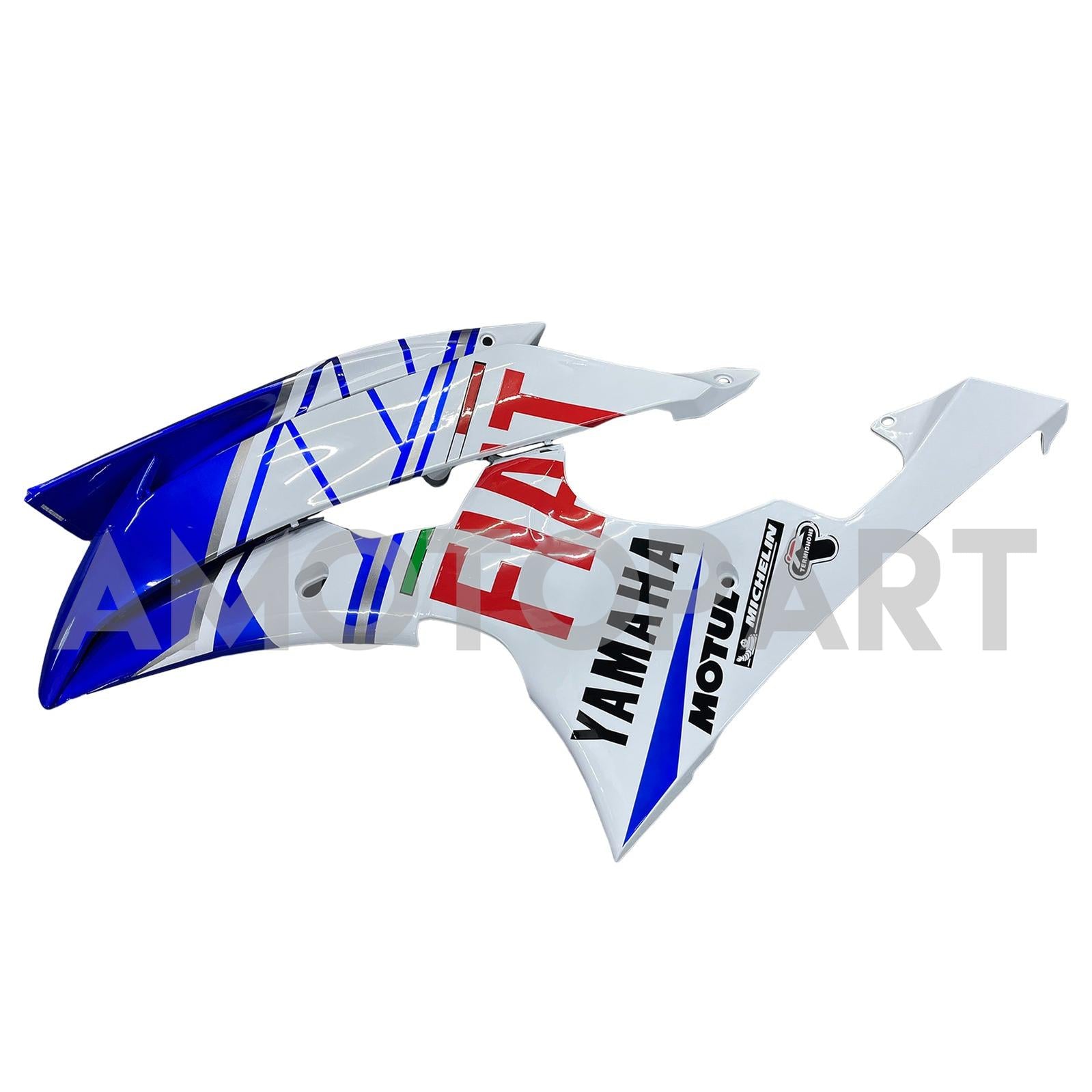 Amotopart 2008-2016 Yamaha Yzf 600 R6 Black Petronas Style1 Kit de carénage