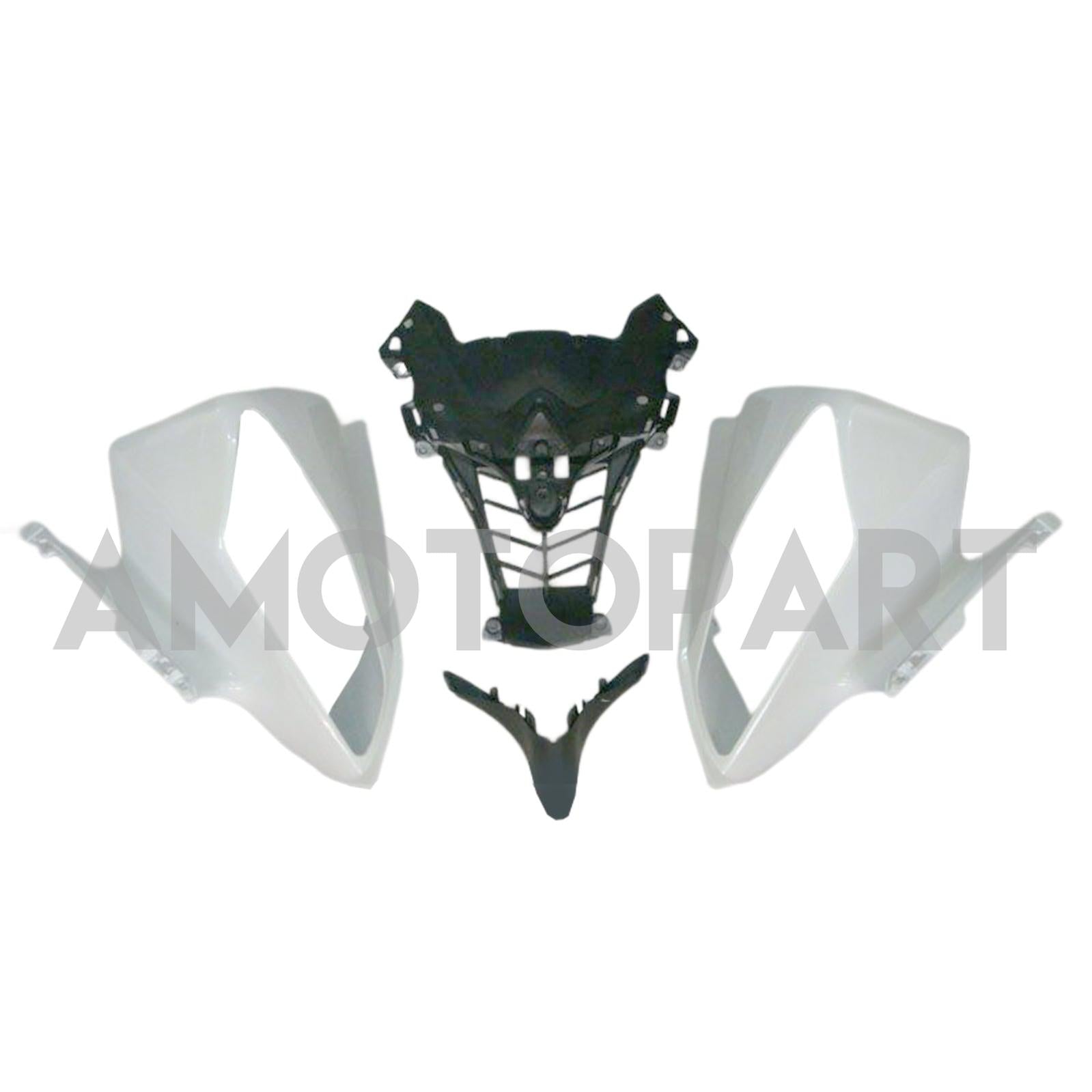 Amotopart 2008-2016 Yamaha YZF 600 R6 White Fairing Kit