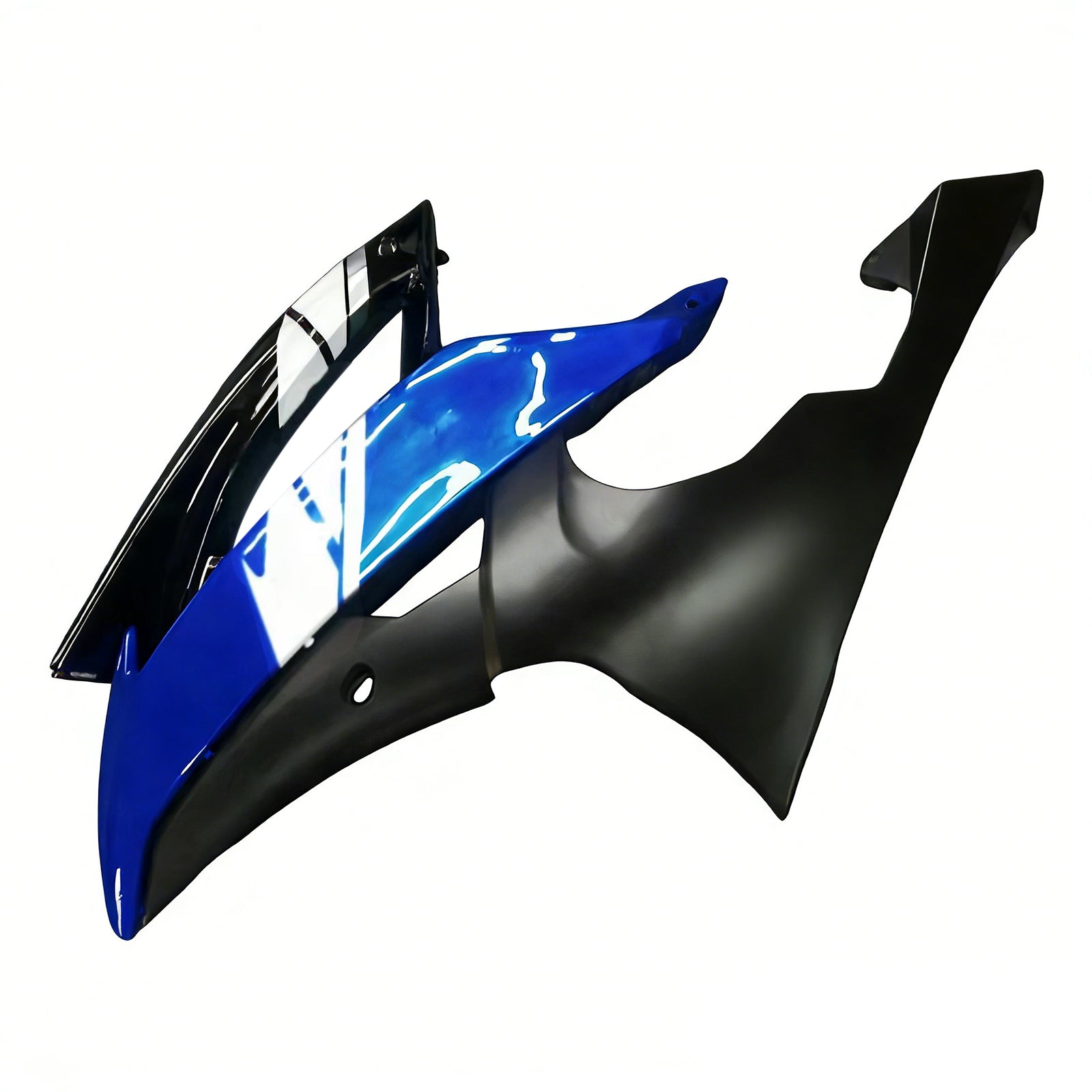 Amotopart Yamaha YZF 600 R6 Bleu 2008-2016&Kit de carénage noir