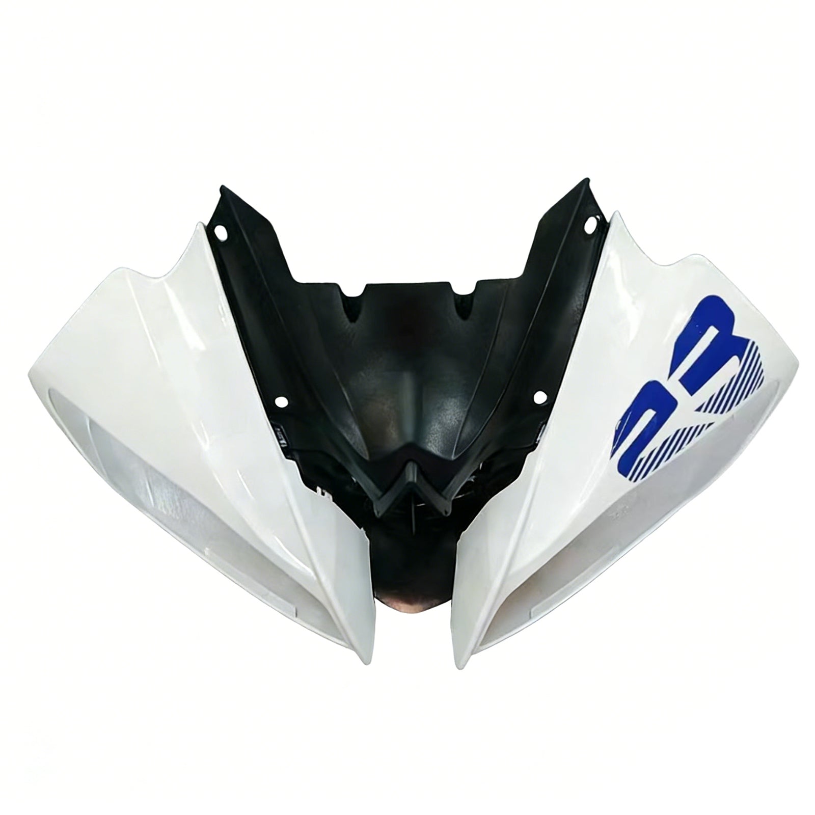 Amotopart Yamaha YZF 600 R6 Bleu 2008-2016&Kit de carénage noir