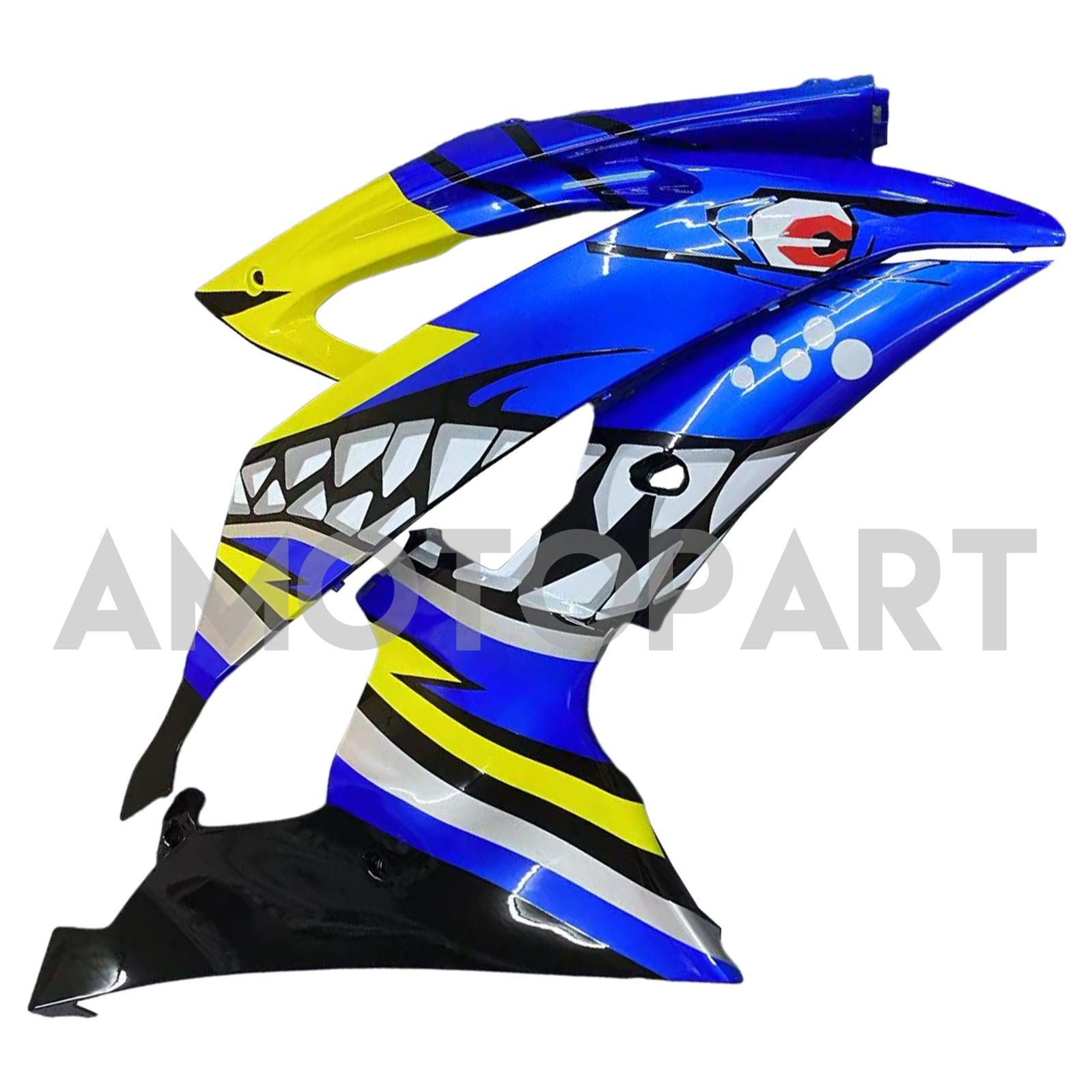 Amotopart 2008-2016 Yamaha YZF 600 R6 Blue Yellow Fairing Kit