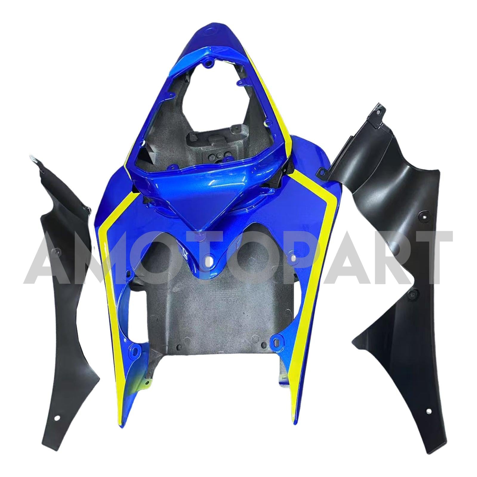 Amotopart 2008-2016 Yamaha YZF 600 R6 Blue Yellow Fairing Kit