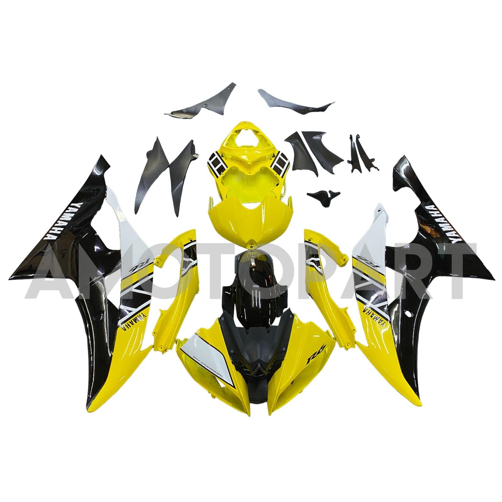 Amotopart 2008-2016 Yamaha YZF 600 R6 Fairing Kit Collection Two